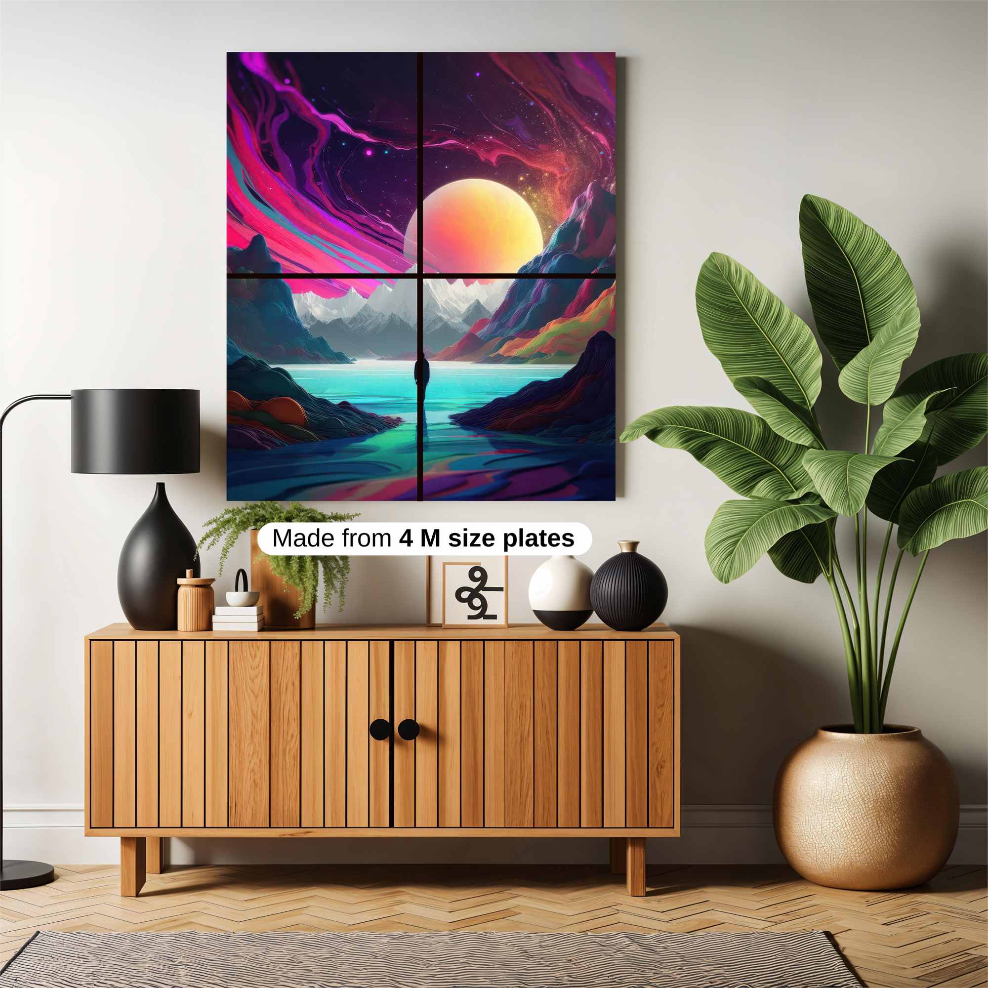 Floral Dreamscape Safe Wall Magnetic / M