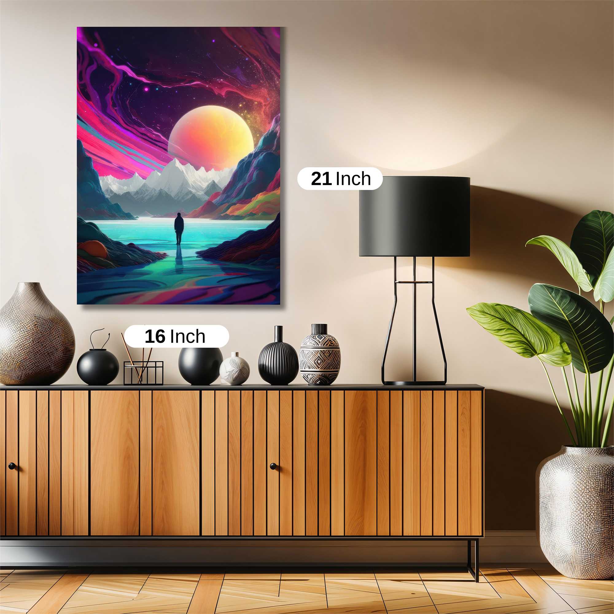 Floral Dreamscape Safe Wall Magnetic / M