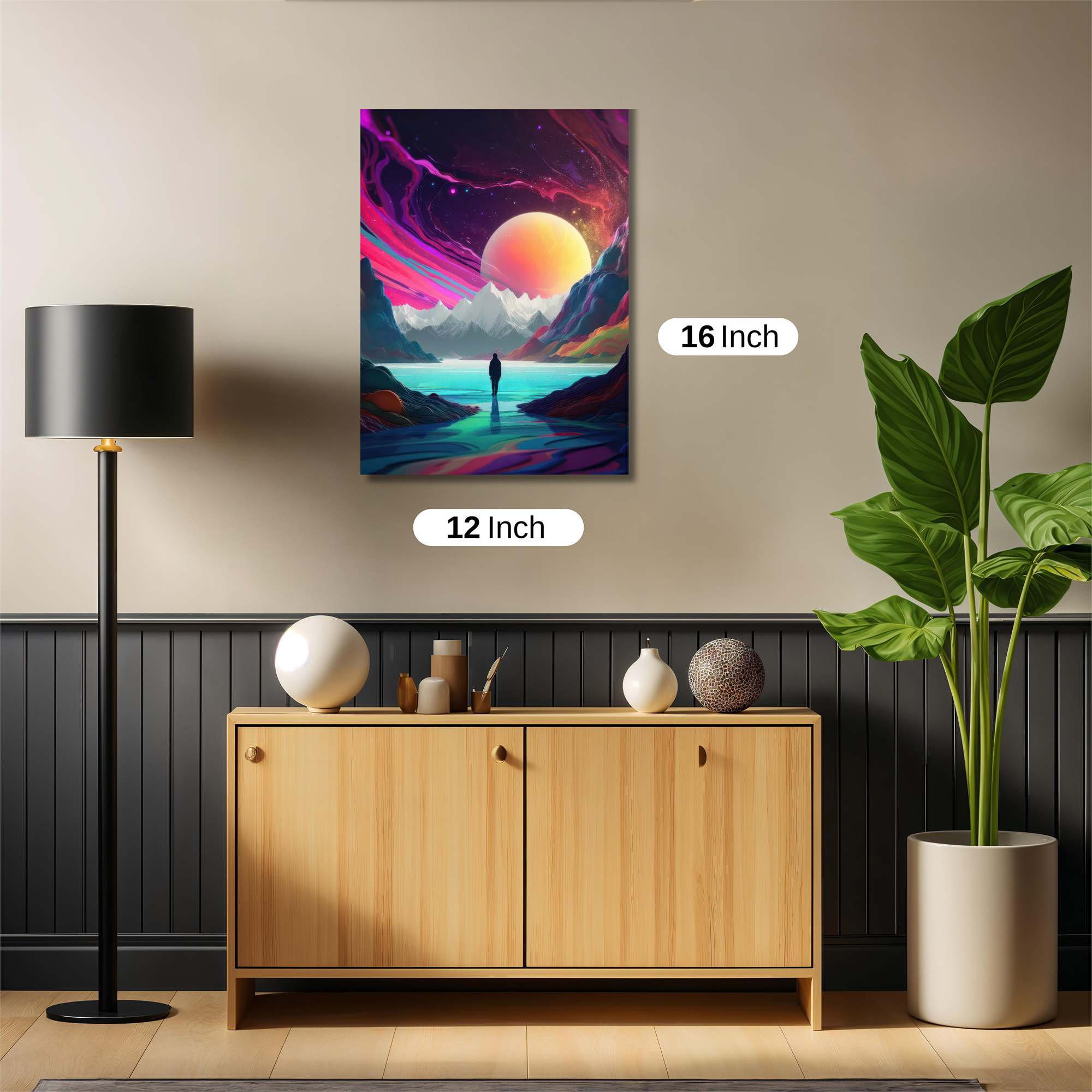 Floral Dreamscape Safe Wall Magnetic / M