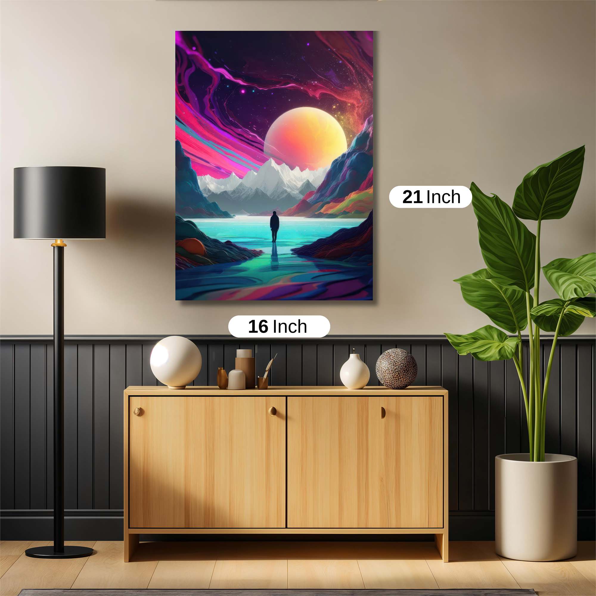 Floral Dreamscape Safe Wall Magnetic / M