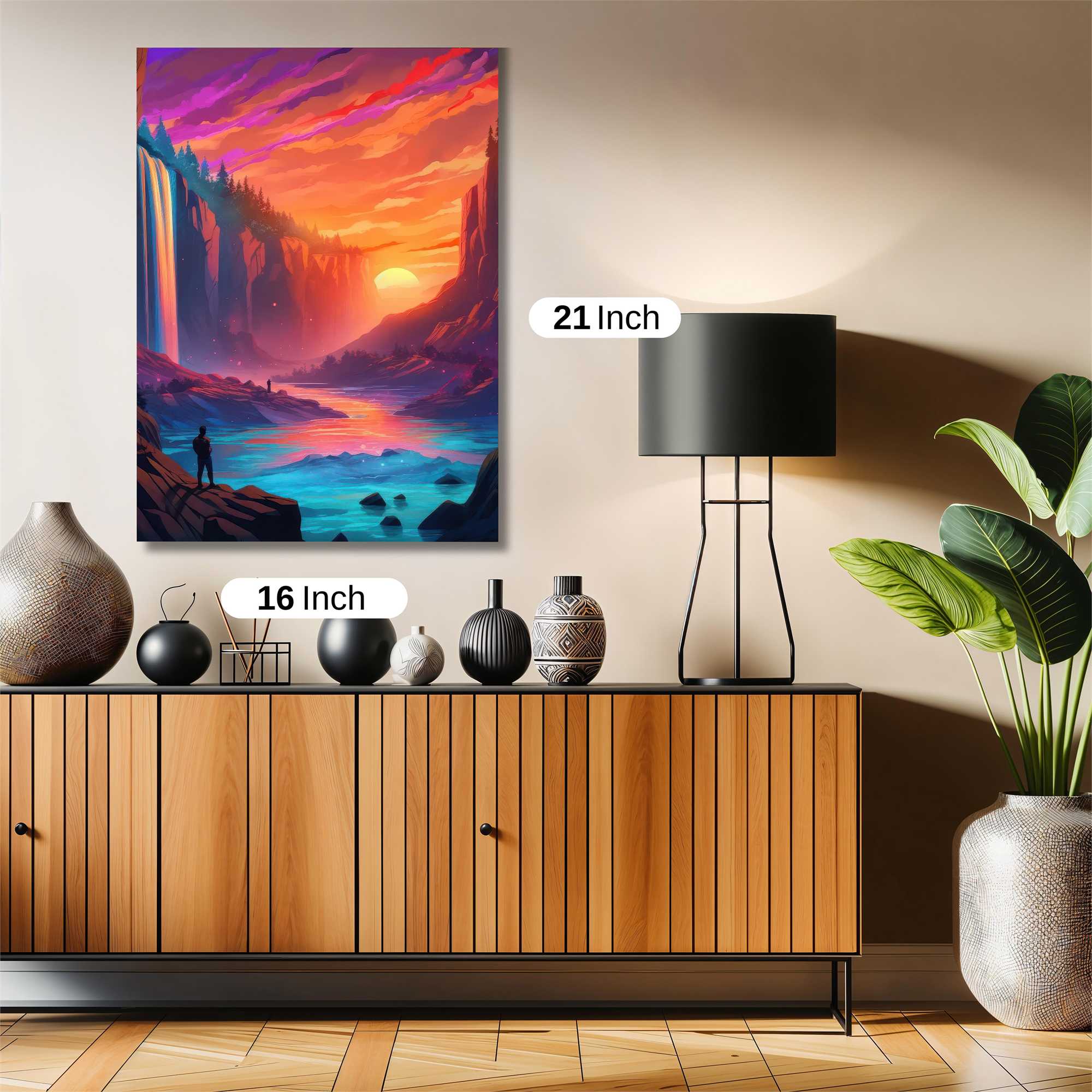 Floral Fantasy Safe Wall Magnetic / M