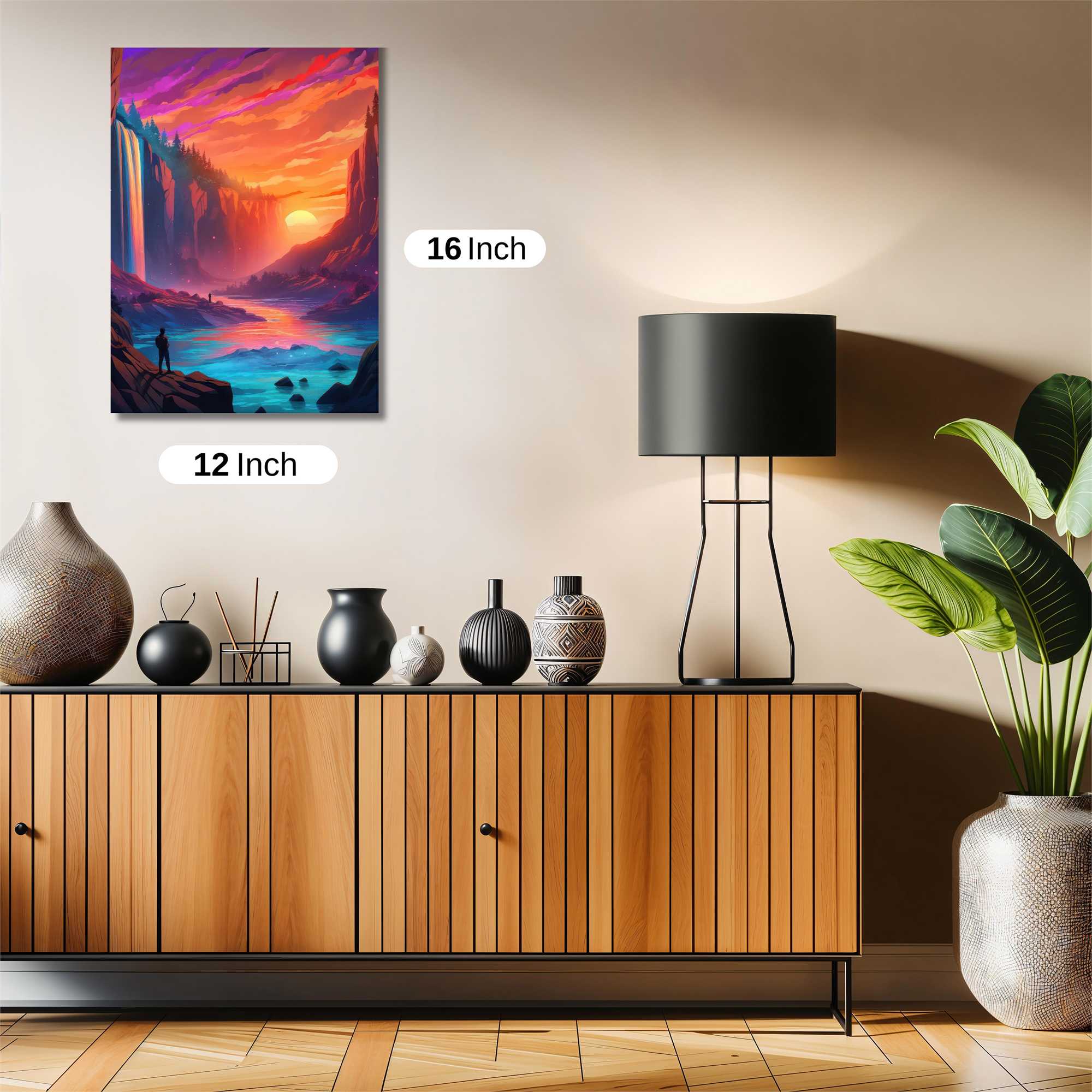 Floral Fantasy Safe Wall Magnetic / M