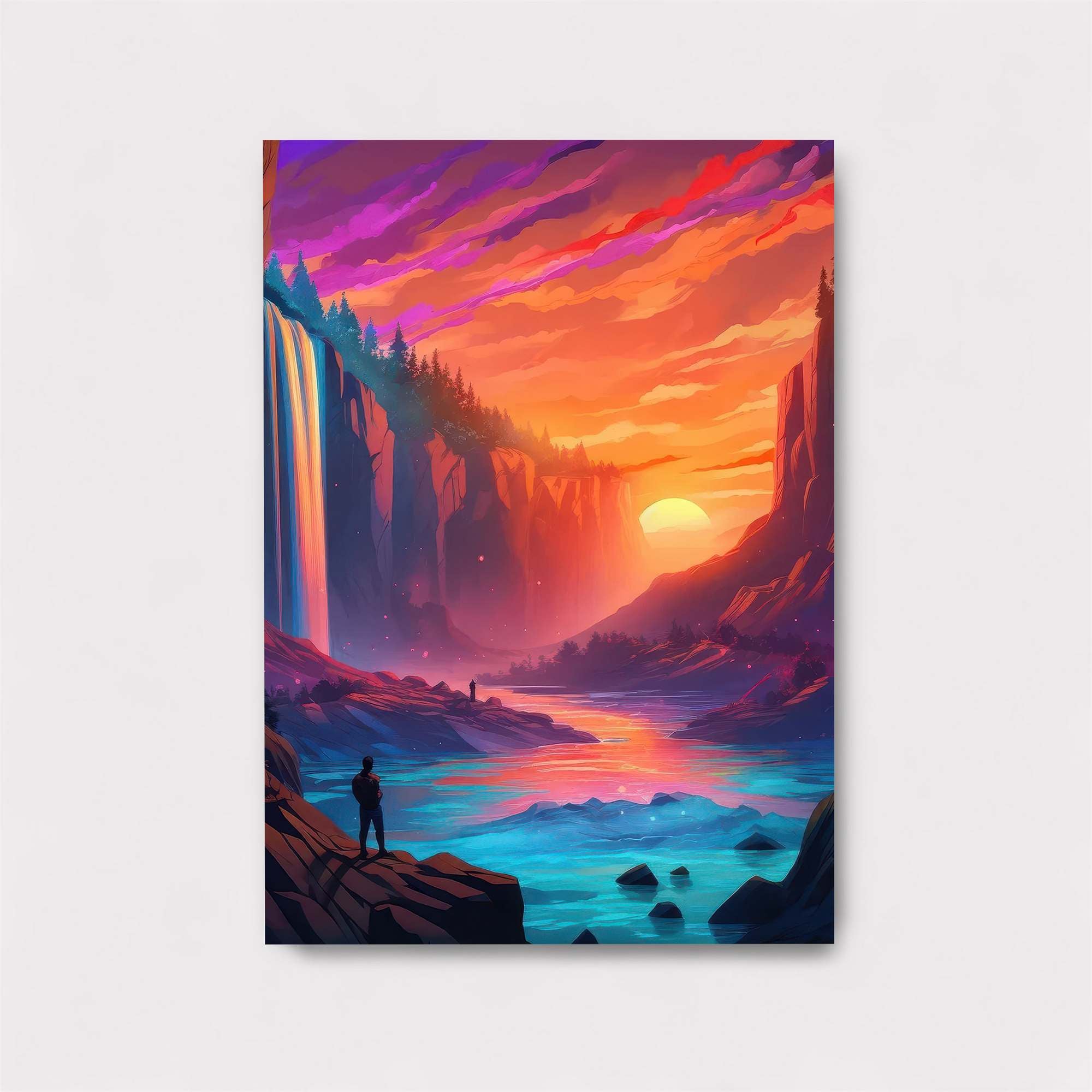 Floral Fantasy Safe Wall Magnetic / M