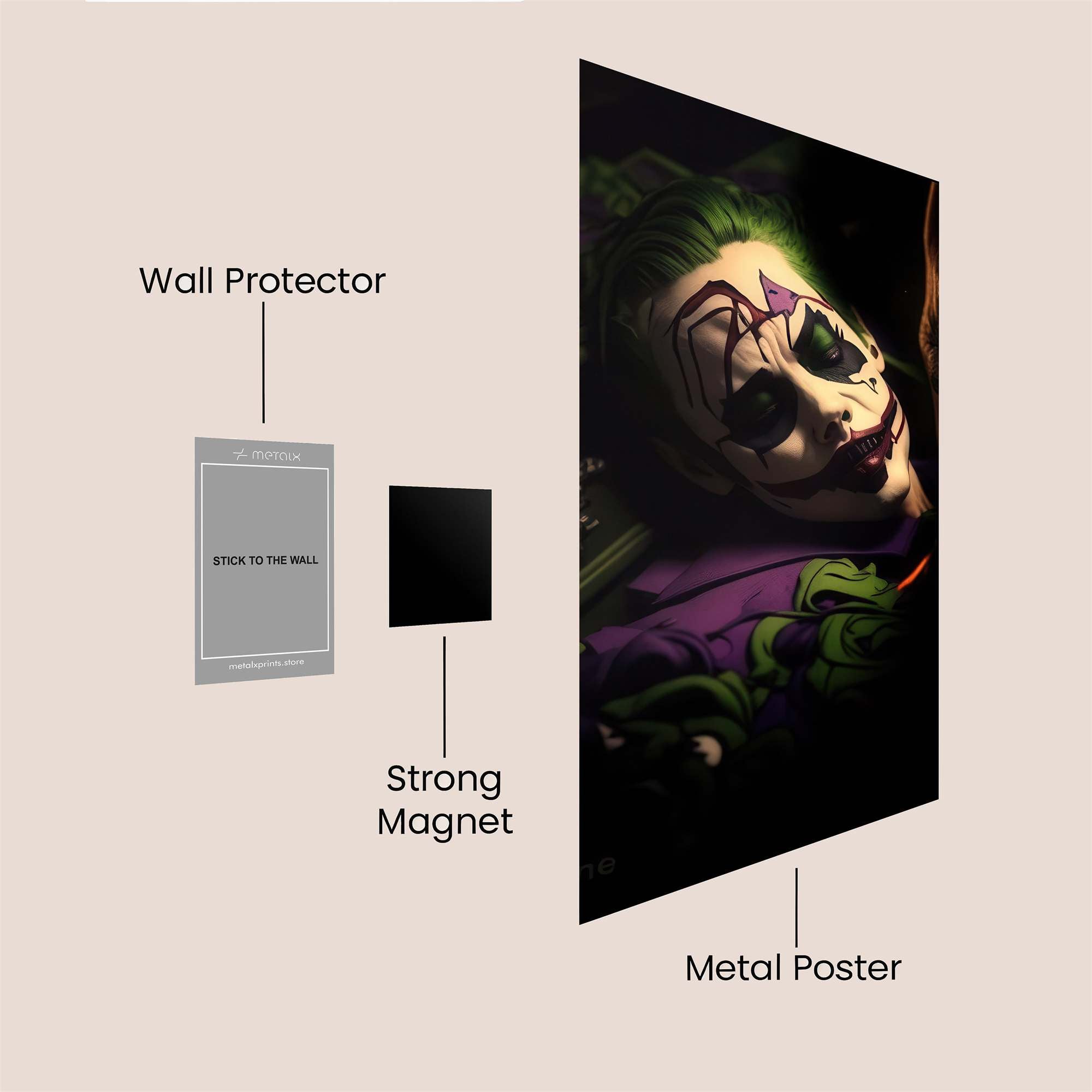 Floral Fantasy Safe Wall Magnetic / M