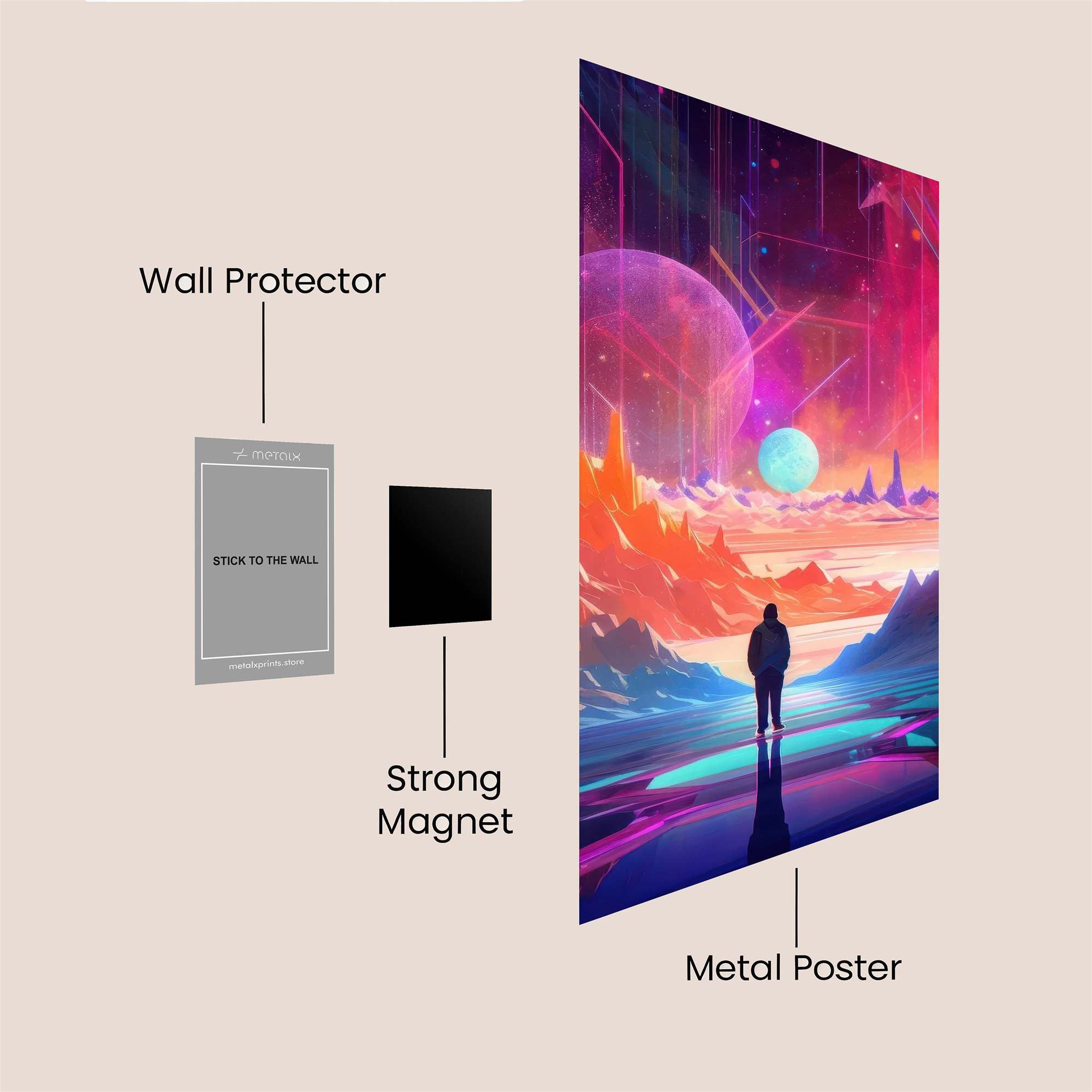 Treehouse Tranquil Safe Wall Magnetic / M