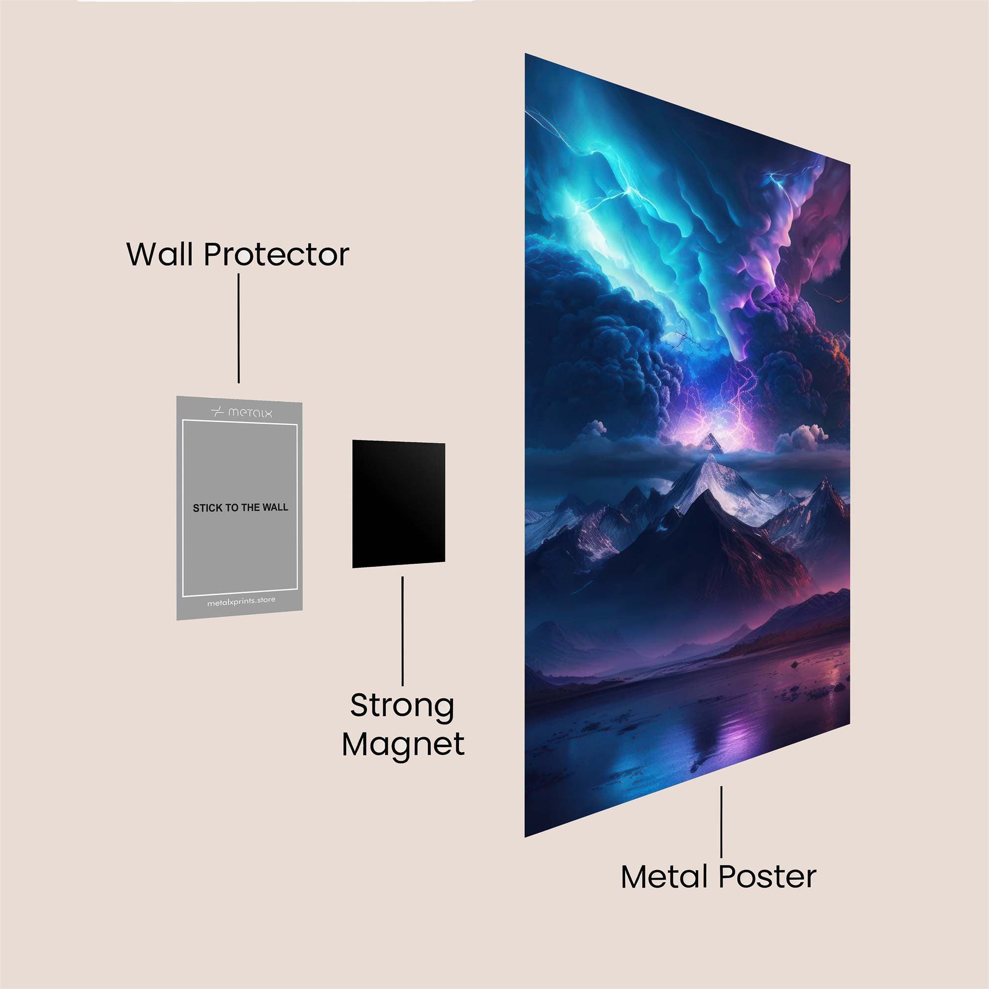 Treehouse Tranquility Safe Wall Magnetic / M