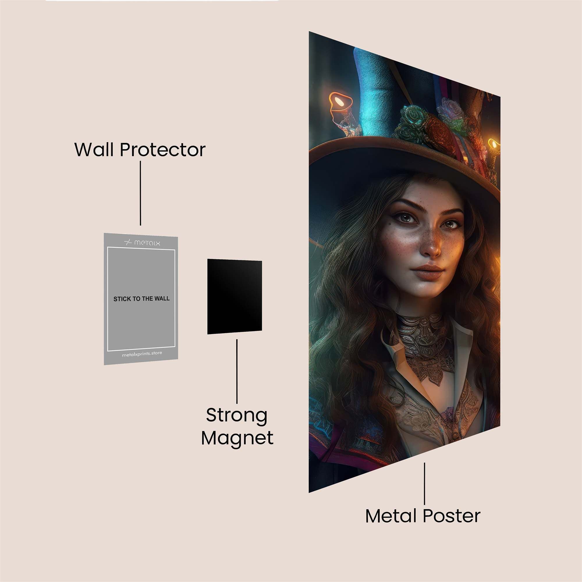 Cliffside Solitude Safe Wall Magnetic / M