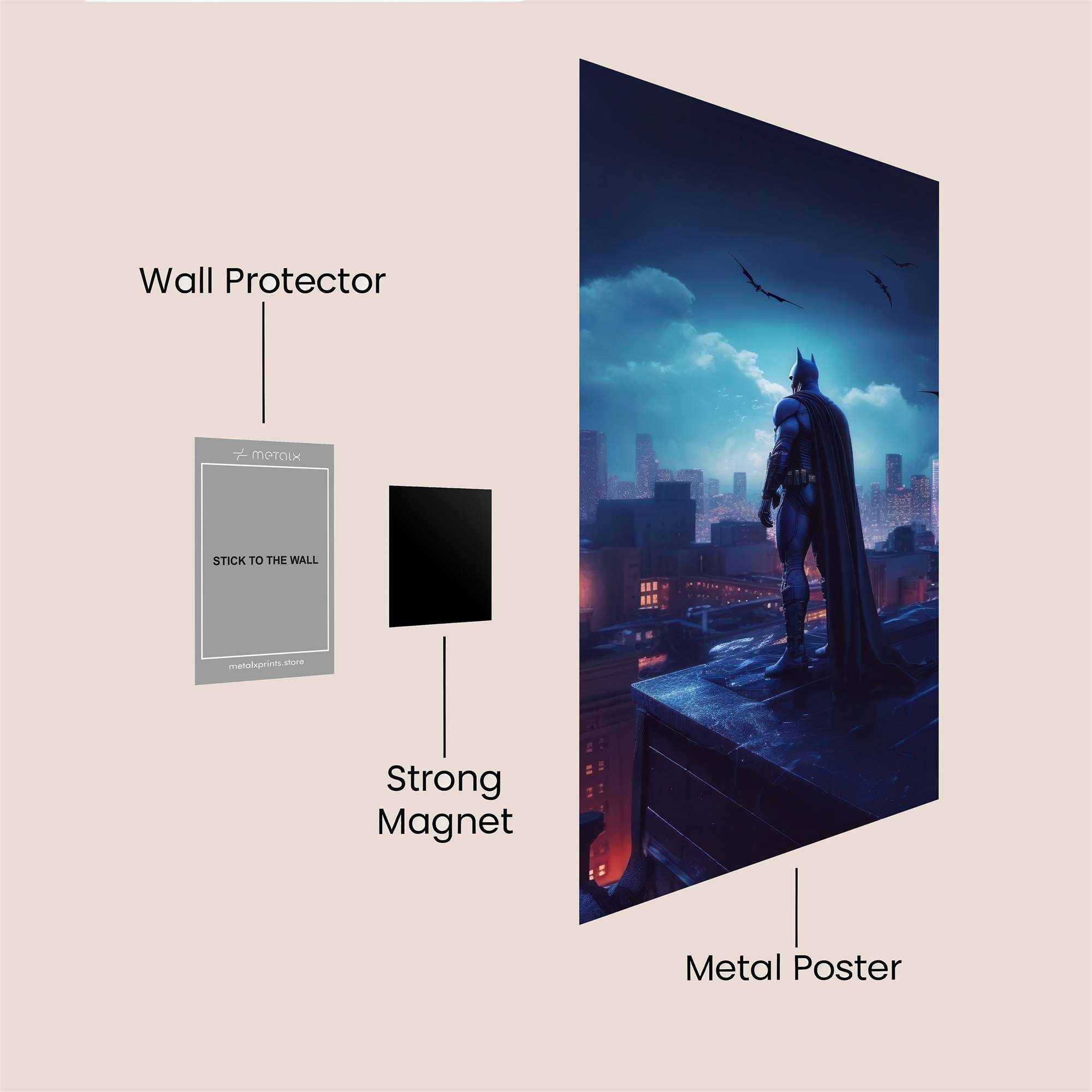 Forest Serenity Safe Wall Magnetic / M