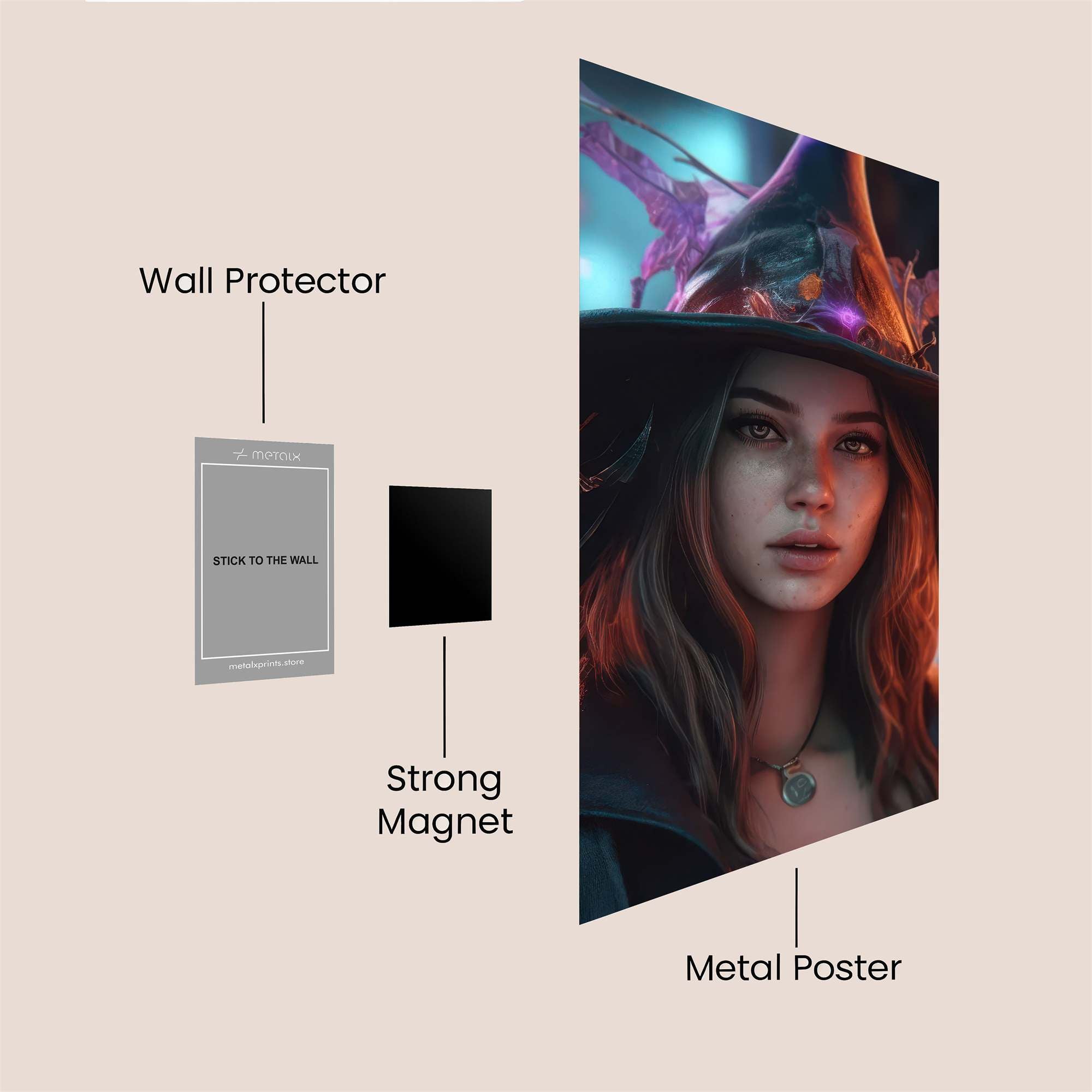 Castle Serenity Safe Wall Magnetic / M