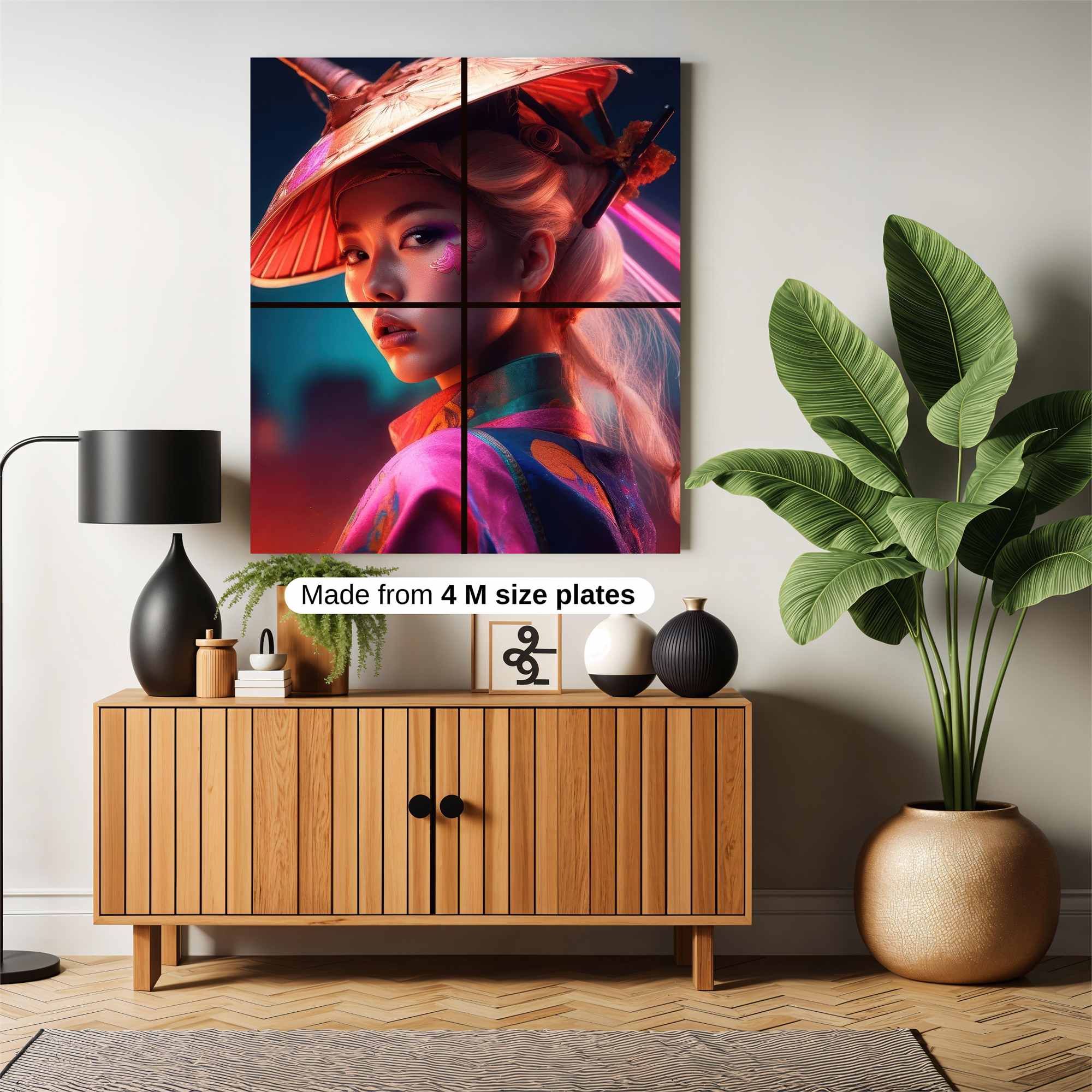 Floral Serenity Safe Wall Magnetic / M