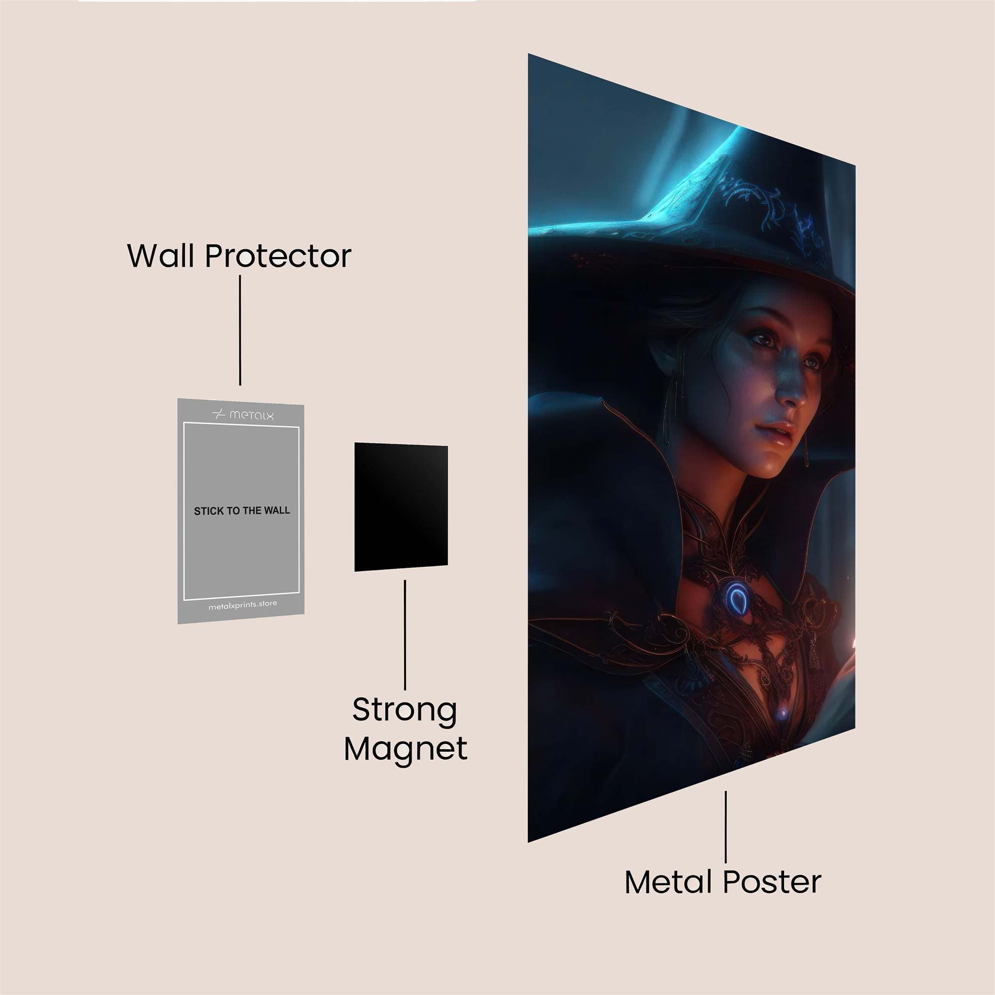 Mountain Serenity Safe Wall Magnetic / M