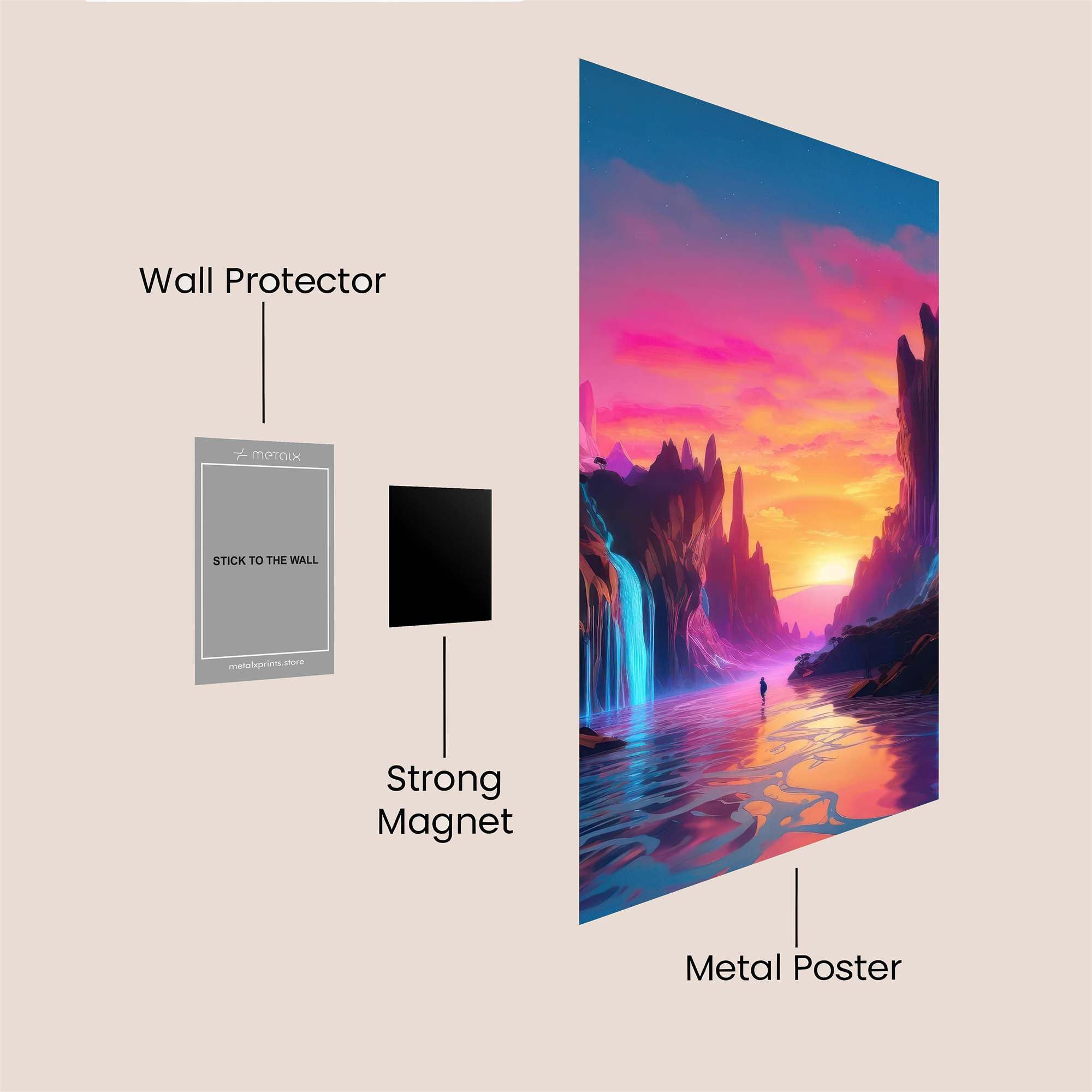 Yggdrasil Dream Safe Wall Magnetic / M