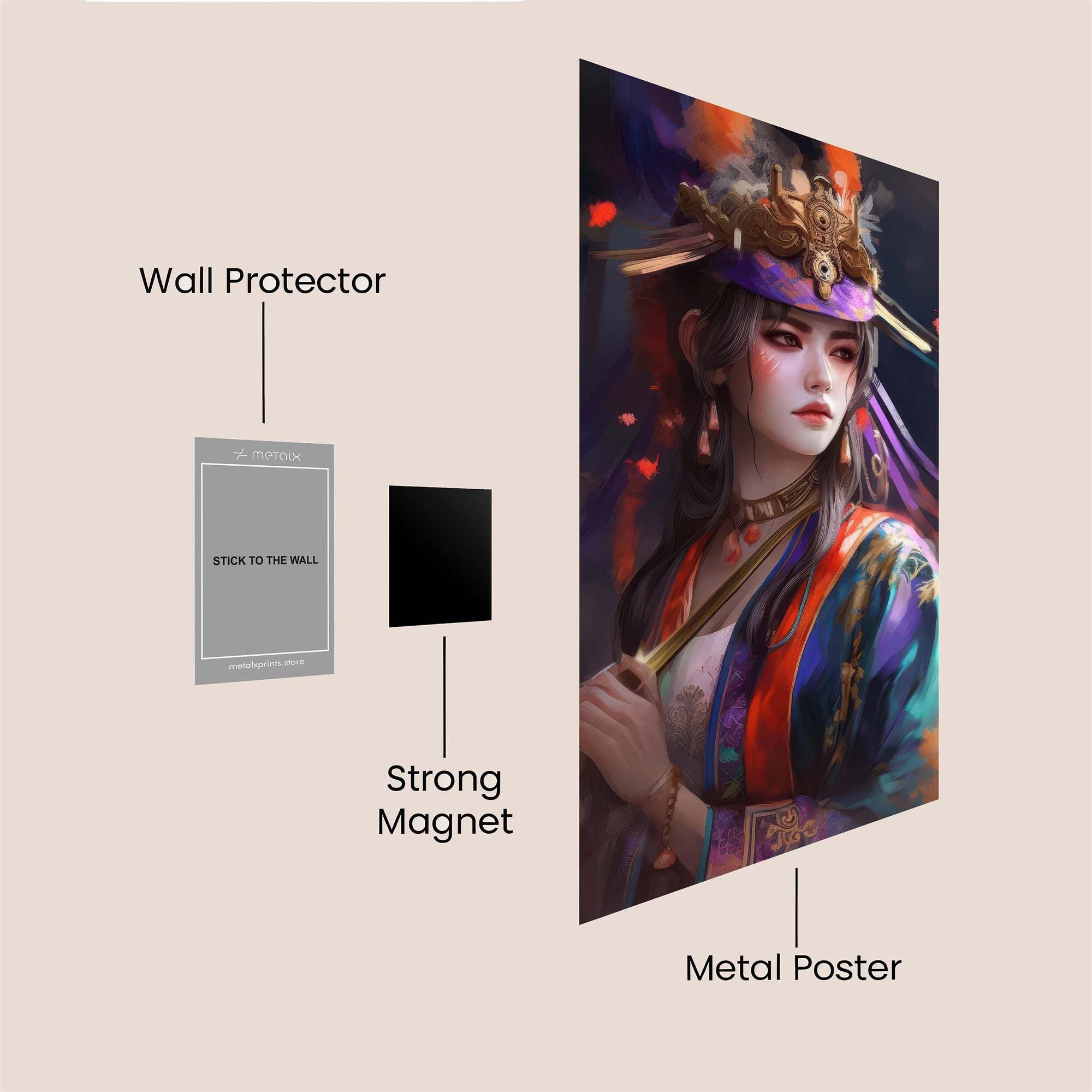 Market Serenity Safe Wall Magnetic / M