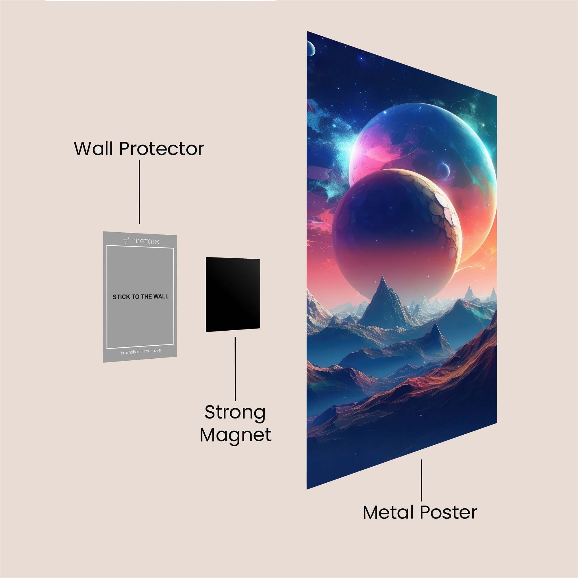 Celestial Radiance Safe Wall Magnetic / M