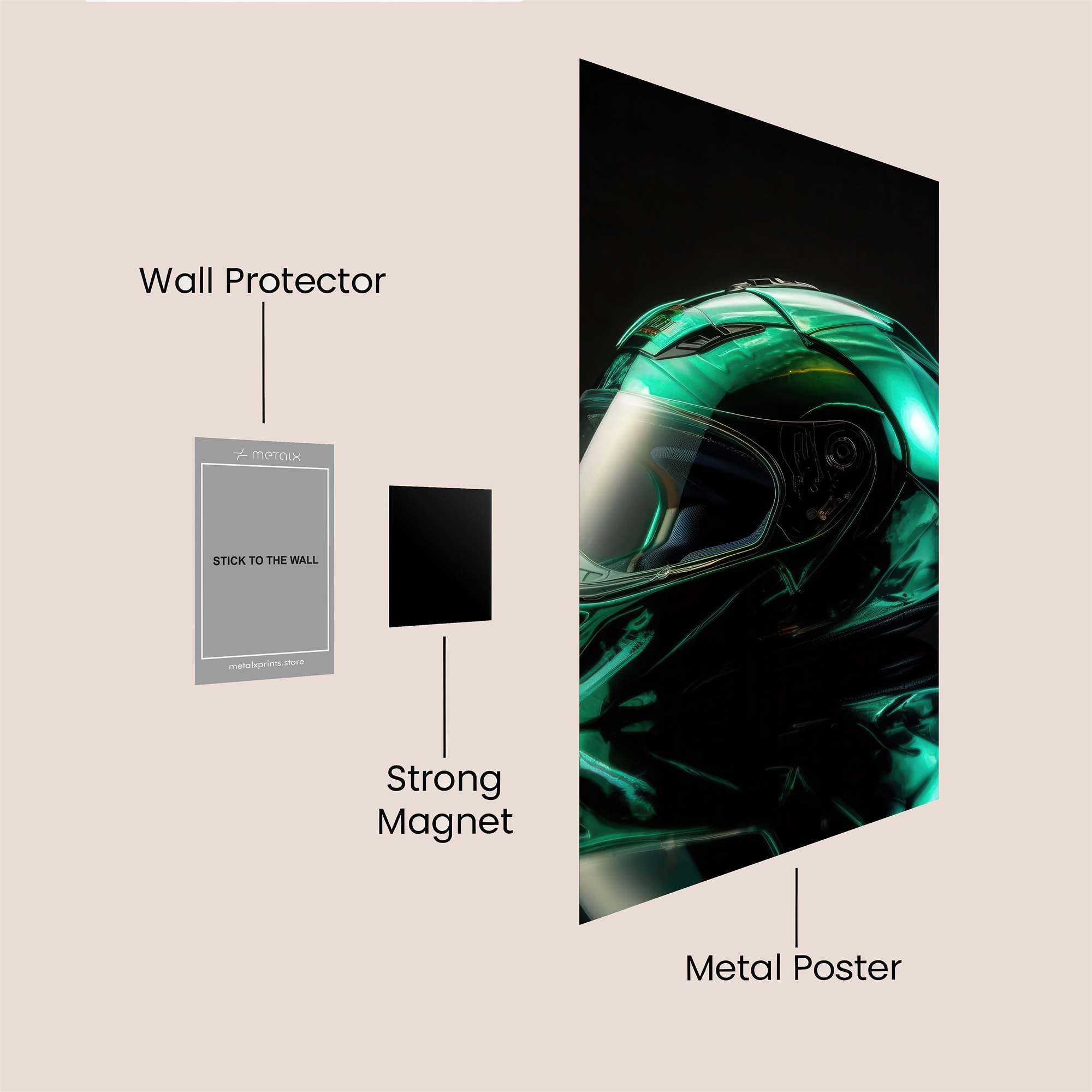 Train Tranquil Safe Wall Magnetic / M