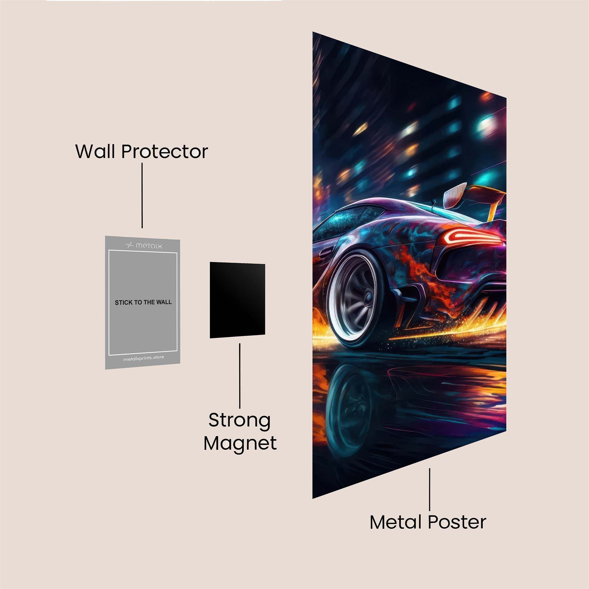 Castle Serenity Safe Wall Magnetic / M