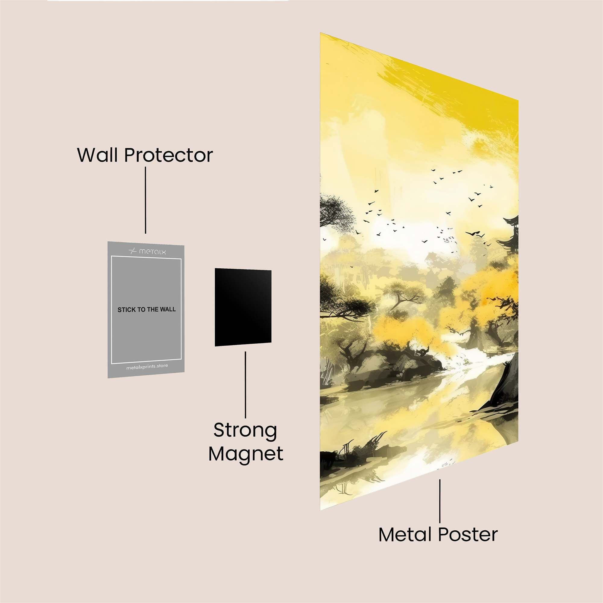 Treehaven Serenity Safe Wall Magnetic / M