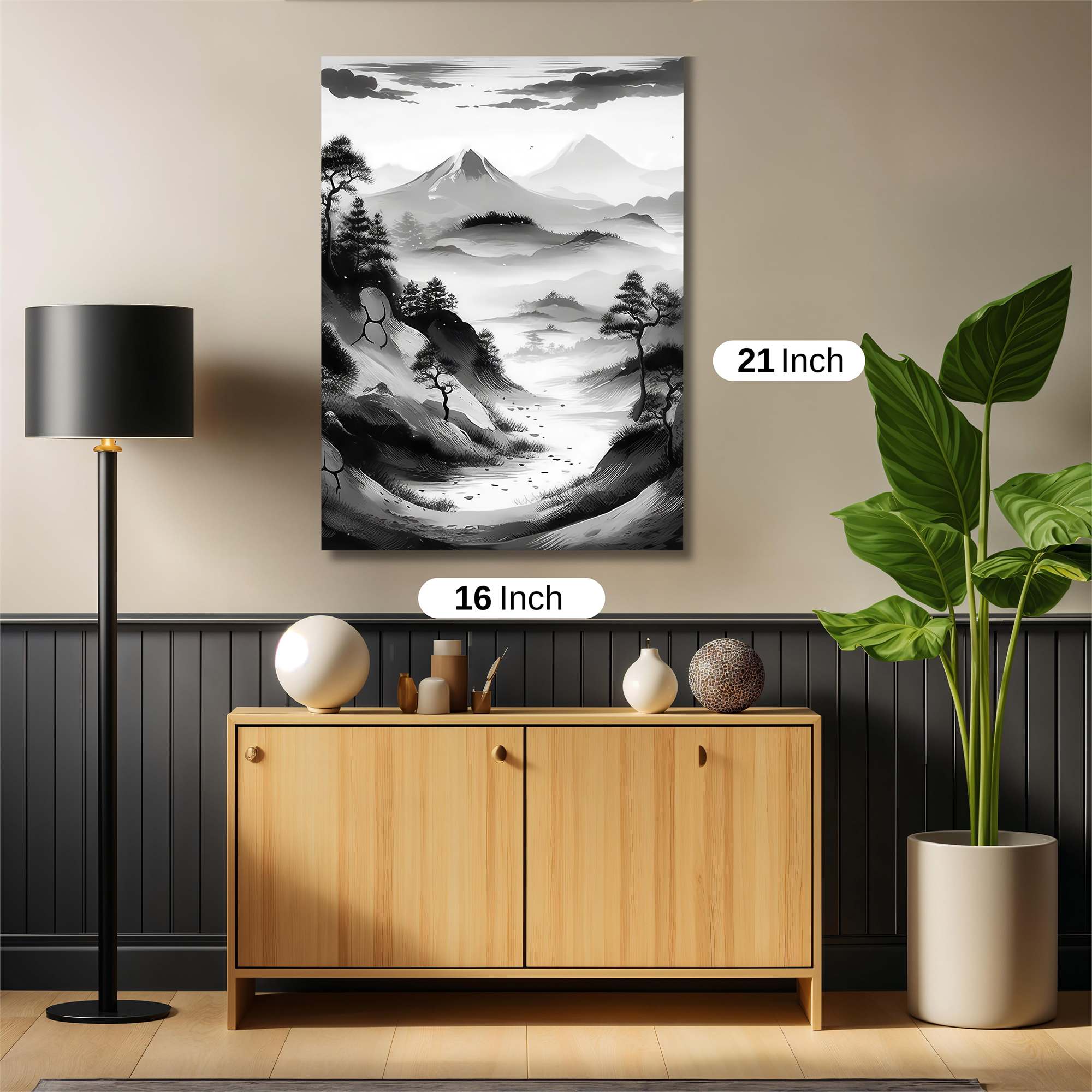 Waterfall Serenity Safe Wall Magnetic / M