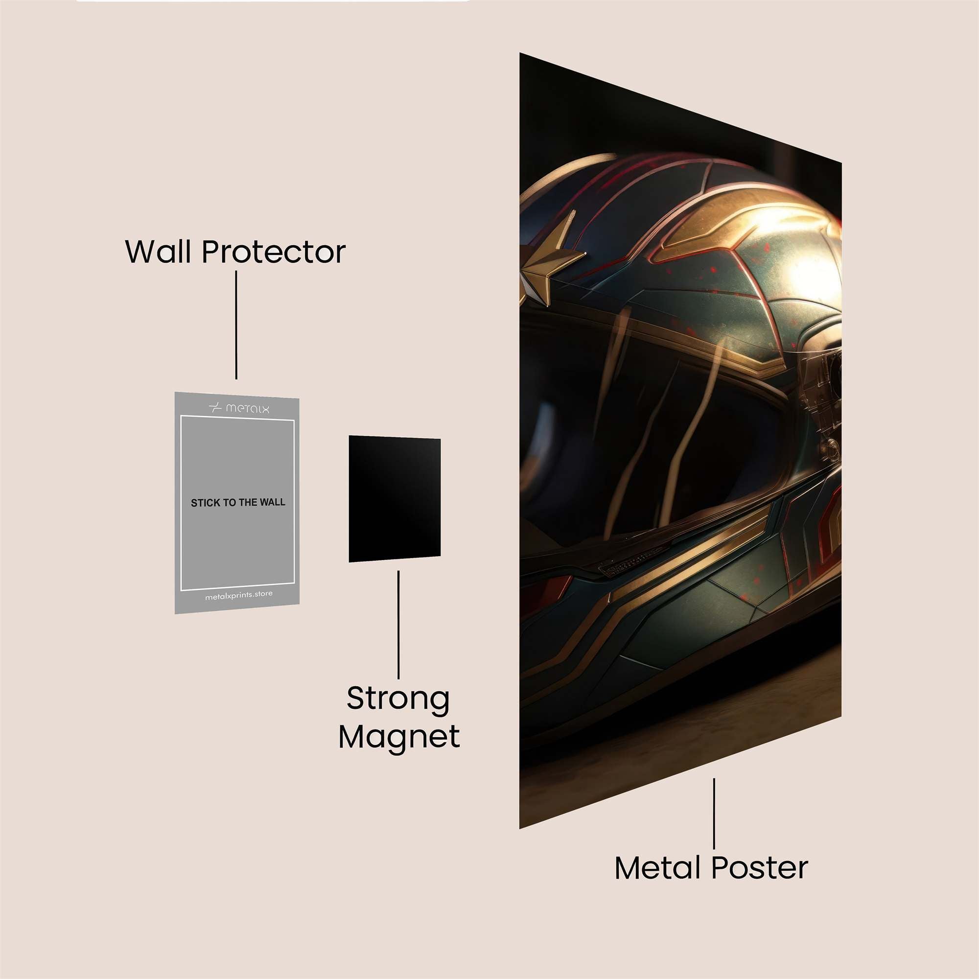 Sunlit Sanctuary Safe Wall Magnetic / M