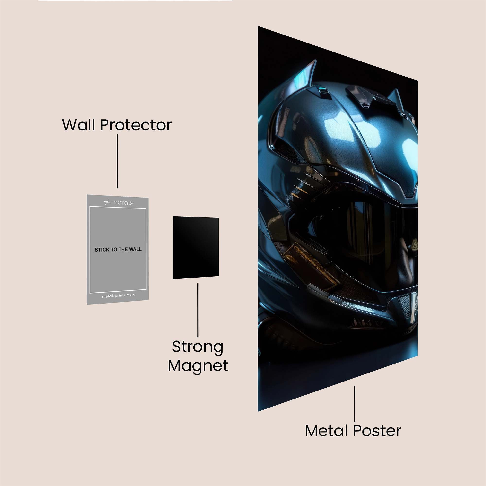 Cottage Serenity Safe Wall Magnetic / M