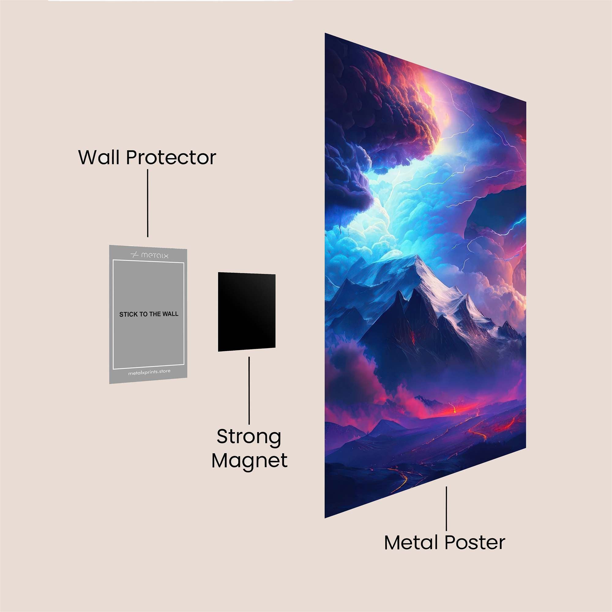 Library Forest Safe Wall Magnetic / M