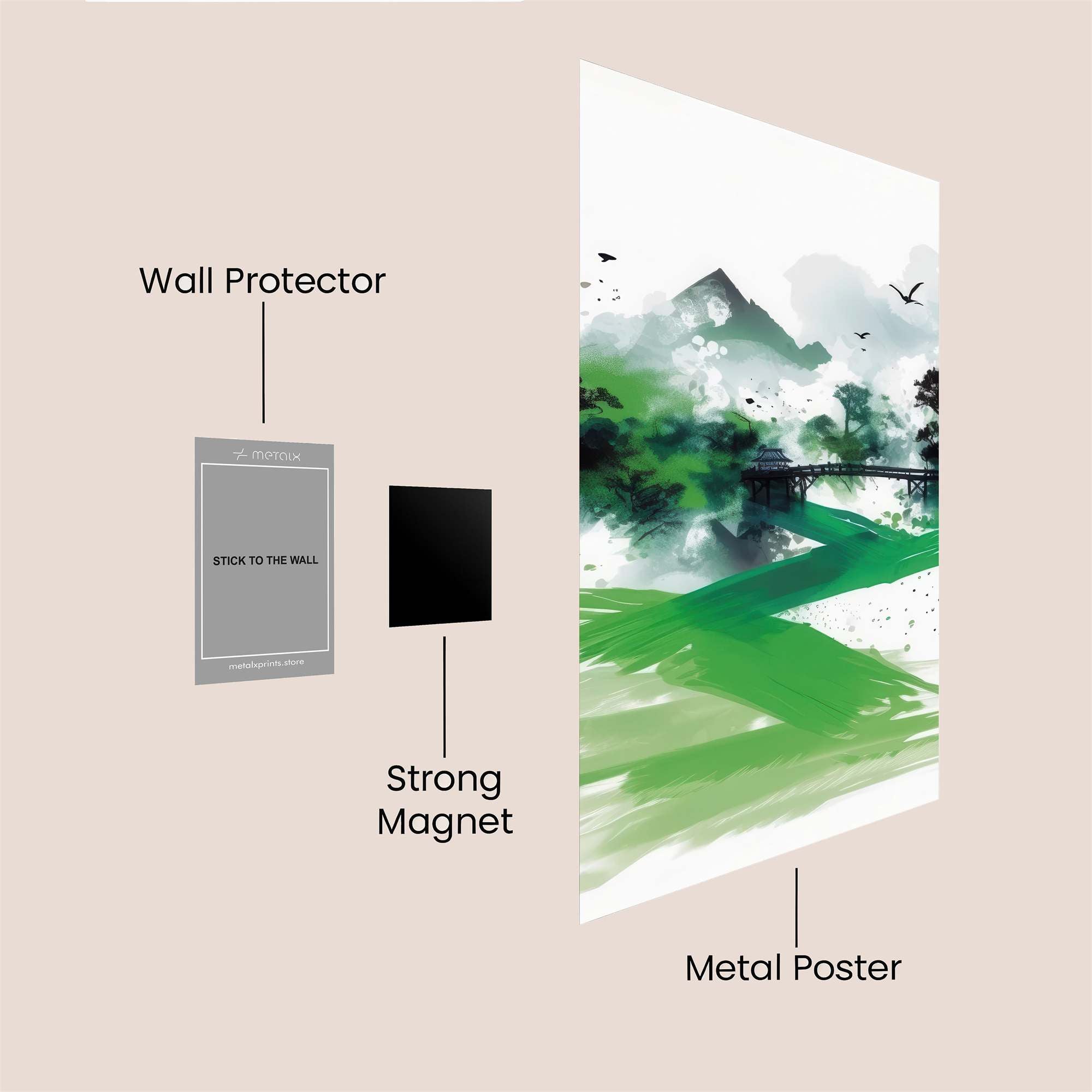 Labyrinth Glow Safe Wall Magnetic / M