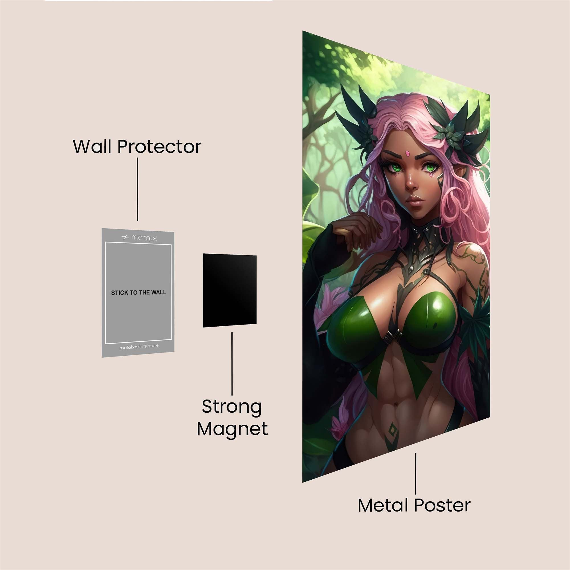 Pagoda Serenity Safe Wall Magnetic / M