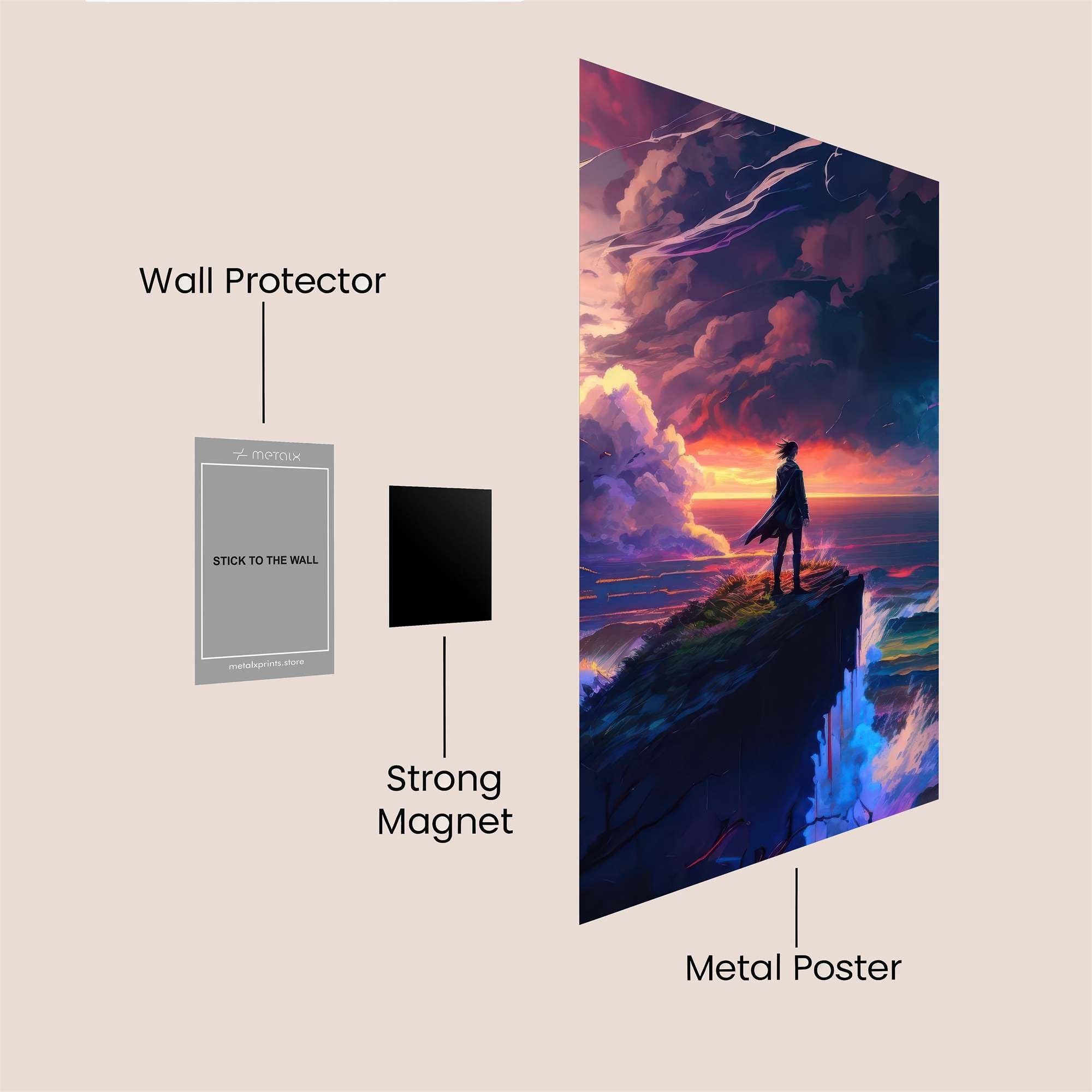 Ethereal Ascent Safe Wall Magnetic / M