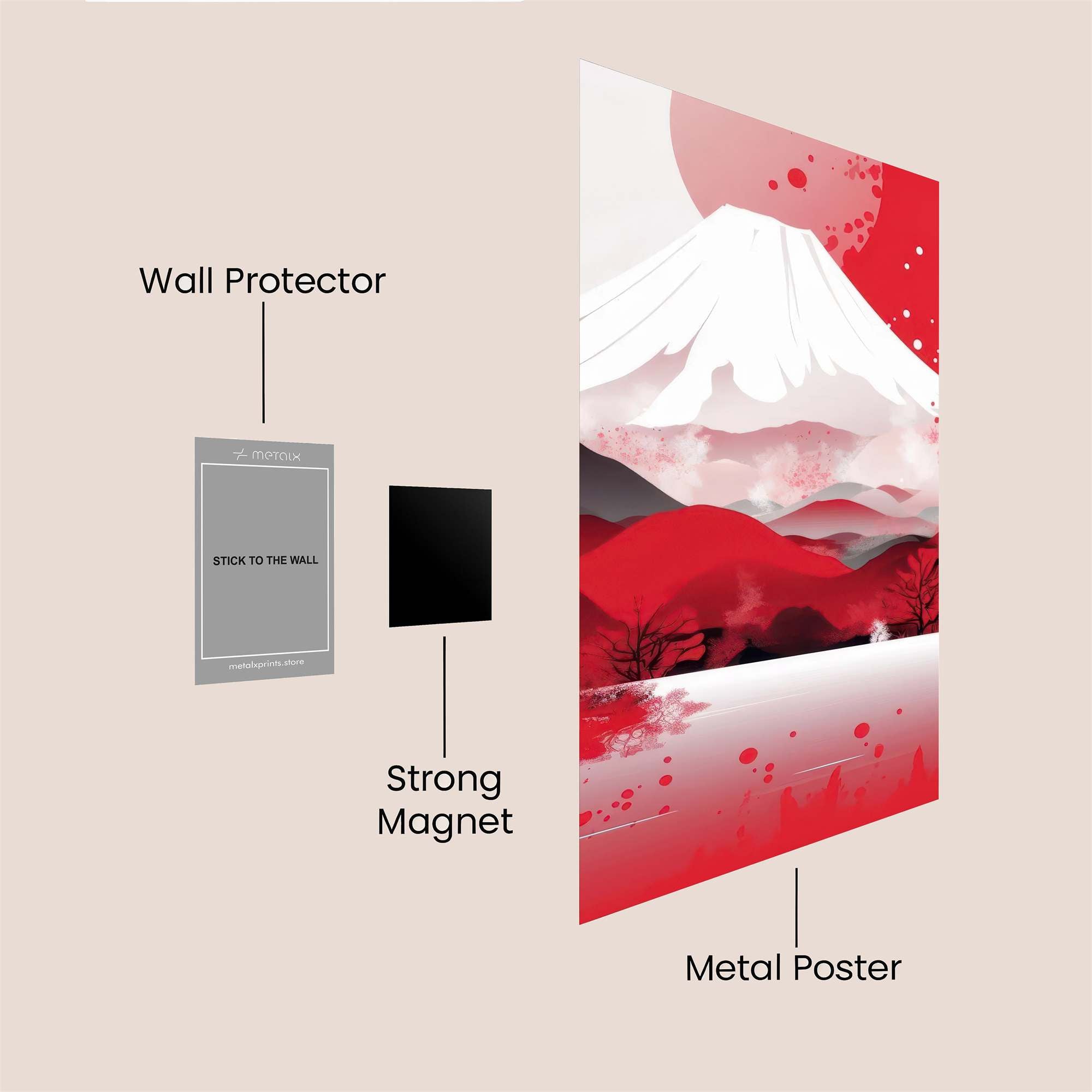 Sunset Serenity Safe Wall Magnetic / M