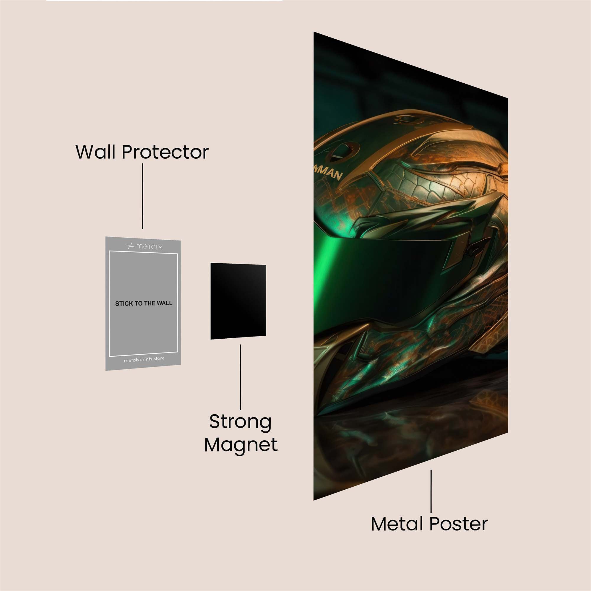 Treehouse Tranquility Safe Wall Magnetic / M