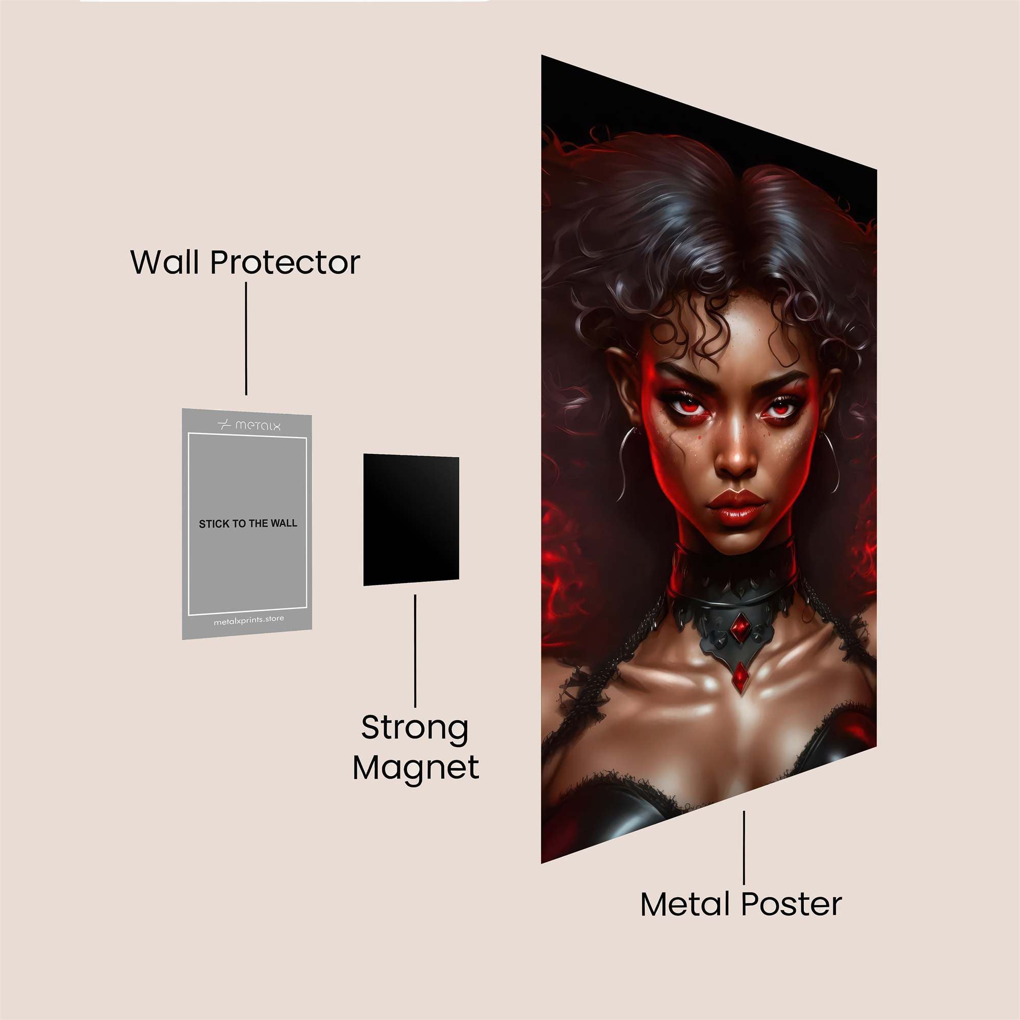 Aurora Cascade Safe Wall Magnetic / M