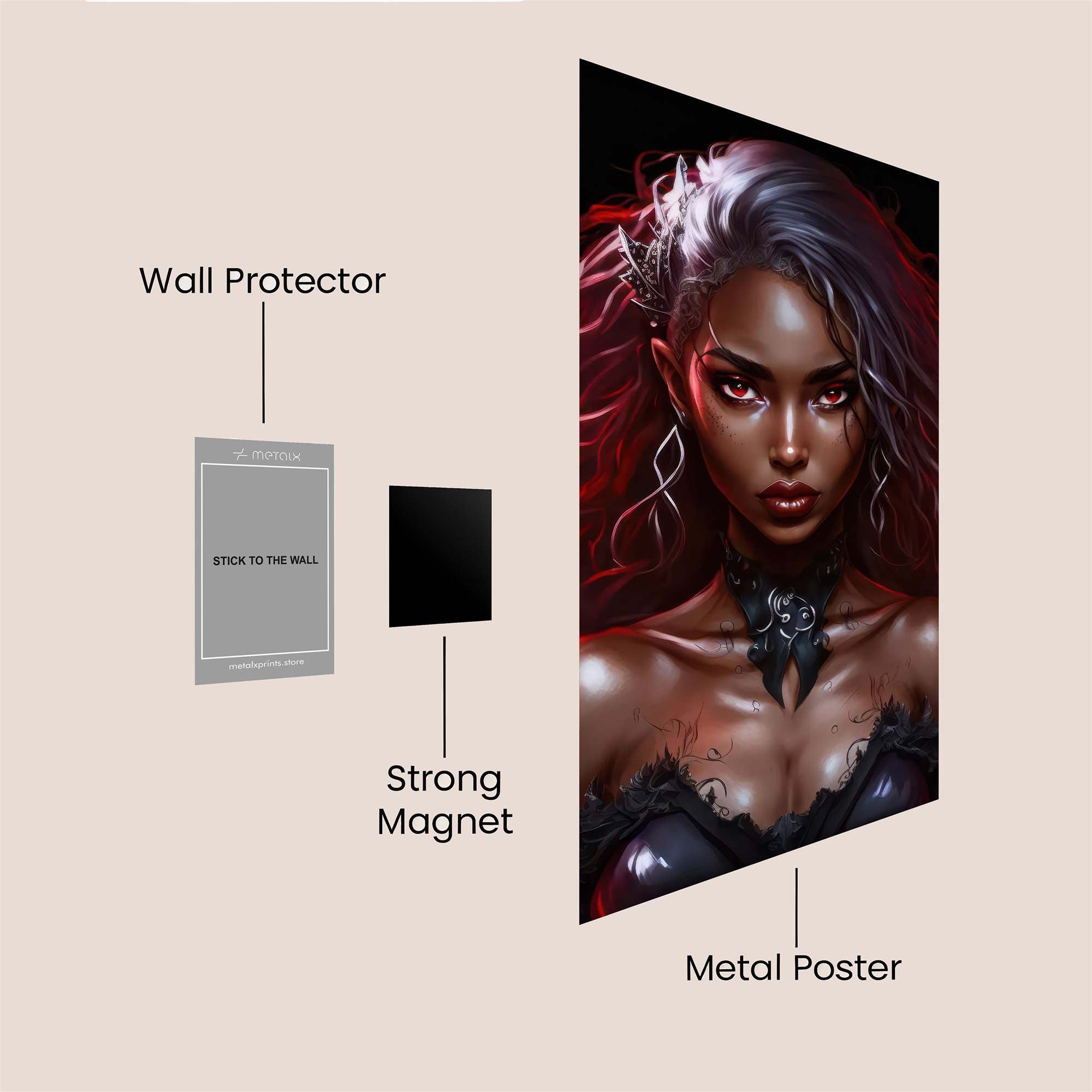 Ginkgo Serenity Safe Wall Magnetic / M