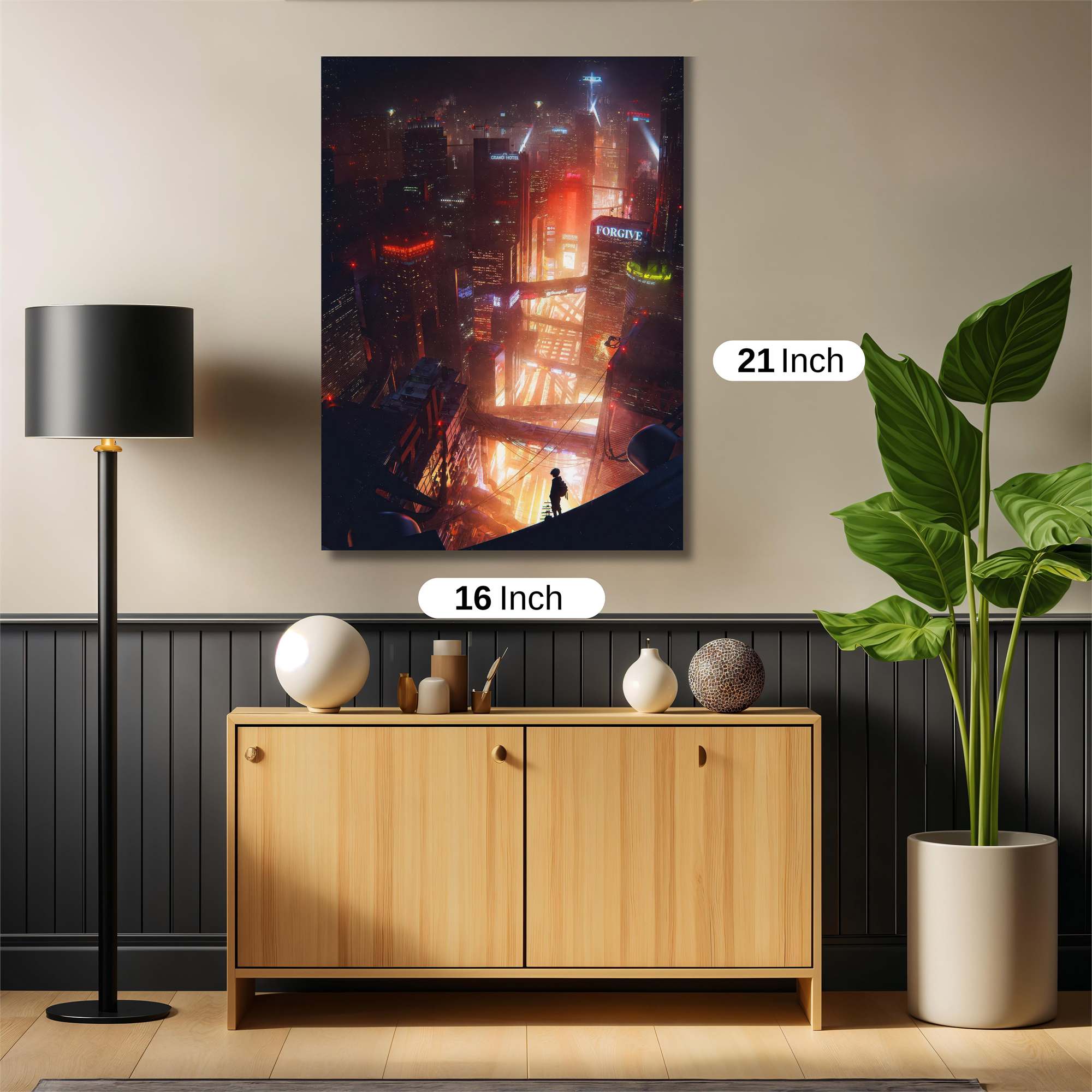 Sunset Serenity Safe Wall Magnetic / M