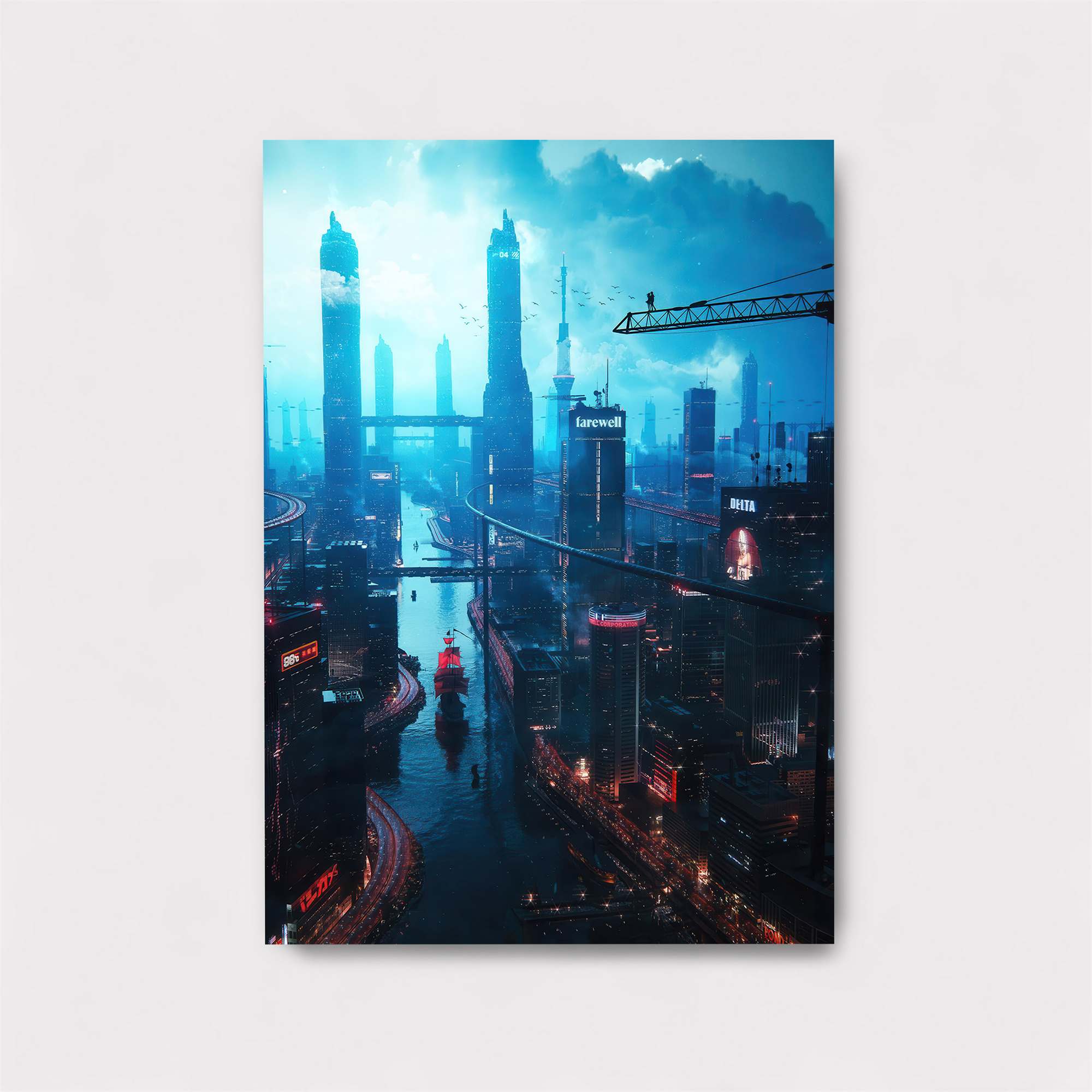 Sunset Solitude Safe Wall Magnetic / M