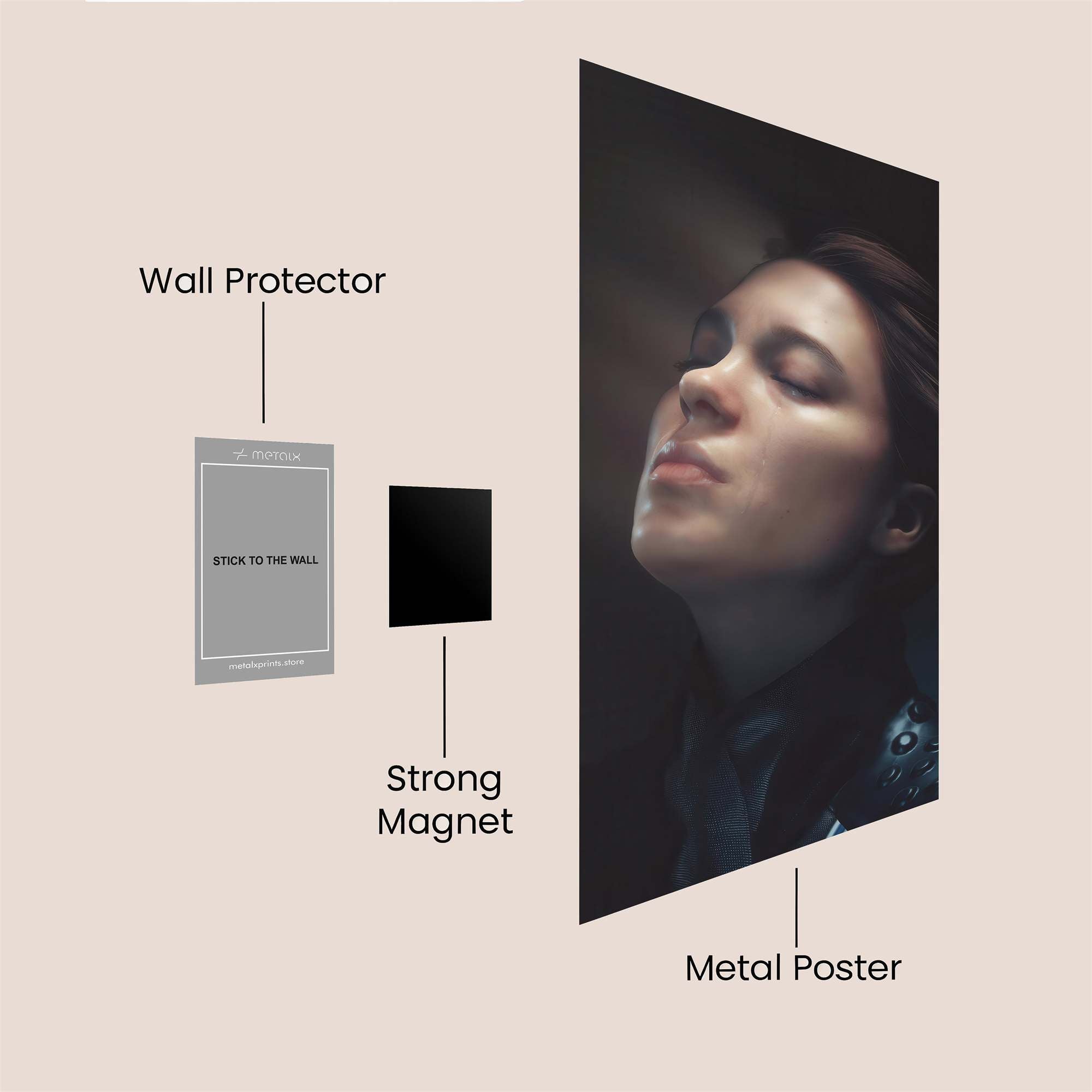 City Serenity Safe Wall Magnetic / M