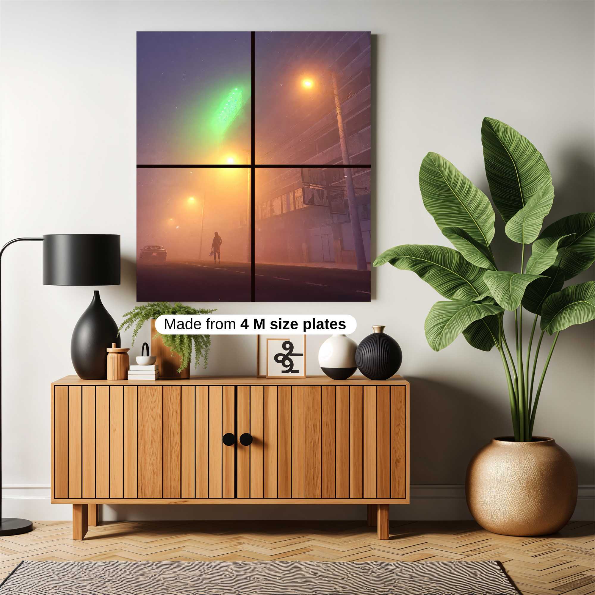 Foggy Solitude Safe Wall Magnetic / M