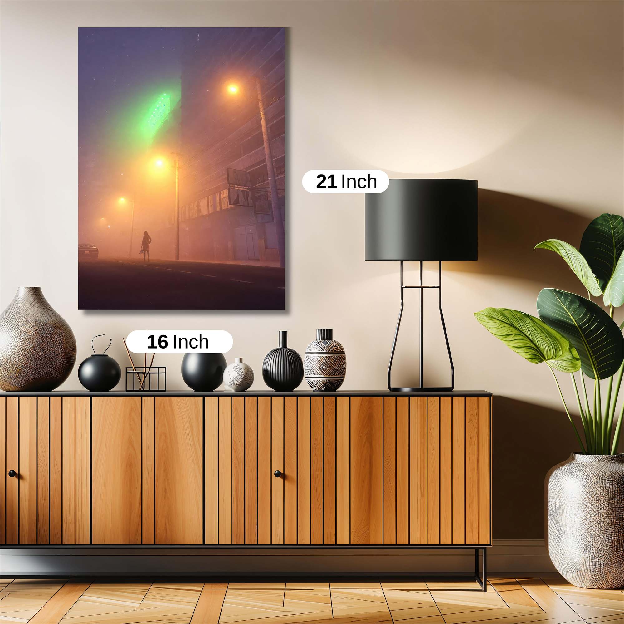 Foggy Solitude Safe Wall Magnetic / M