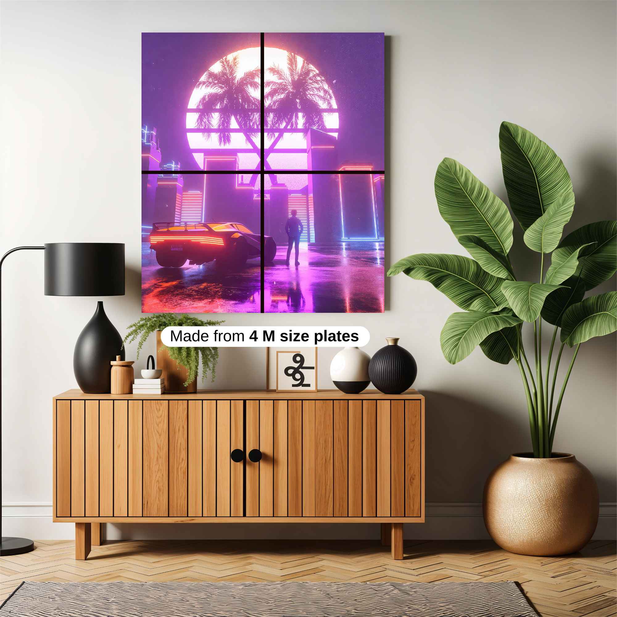 Neon Paradise Safe Wall Magnetic / M