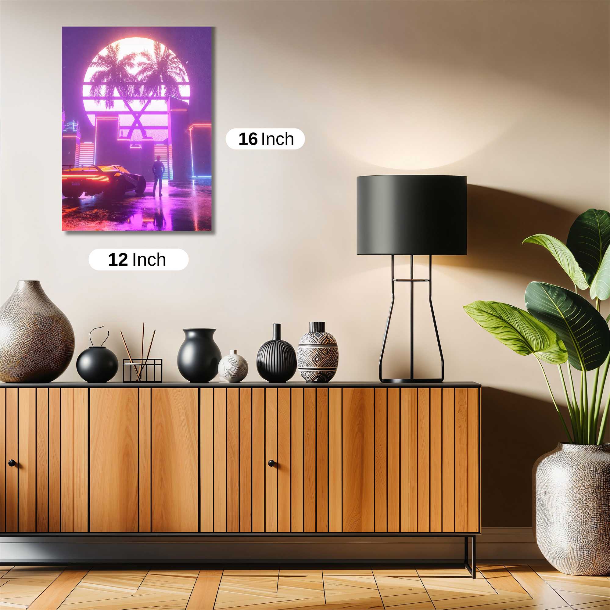 Neon Paradise Safe Wall Magnetic / M