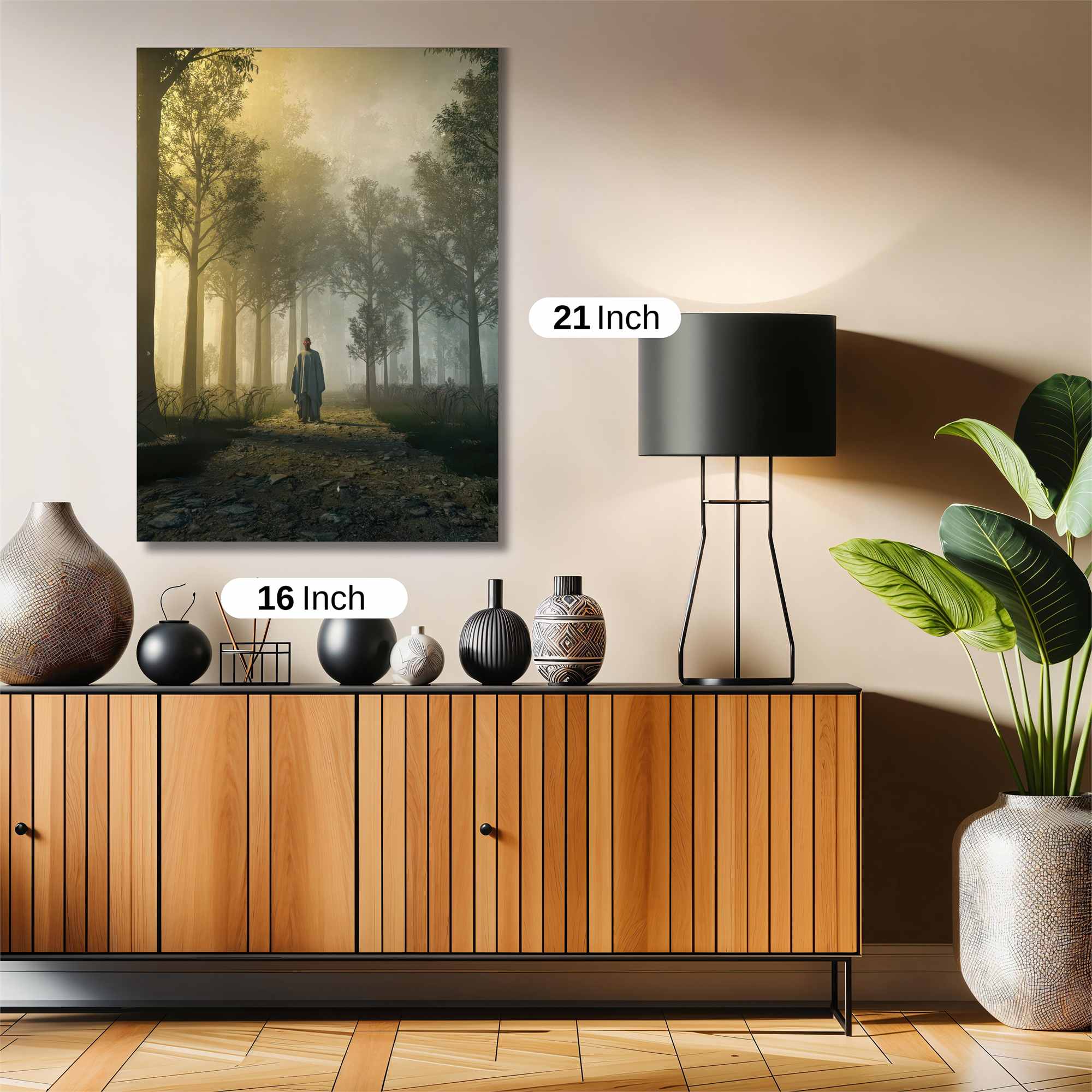 Monk Serenity Safe Wall Magnetic / M