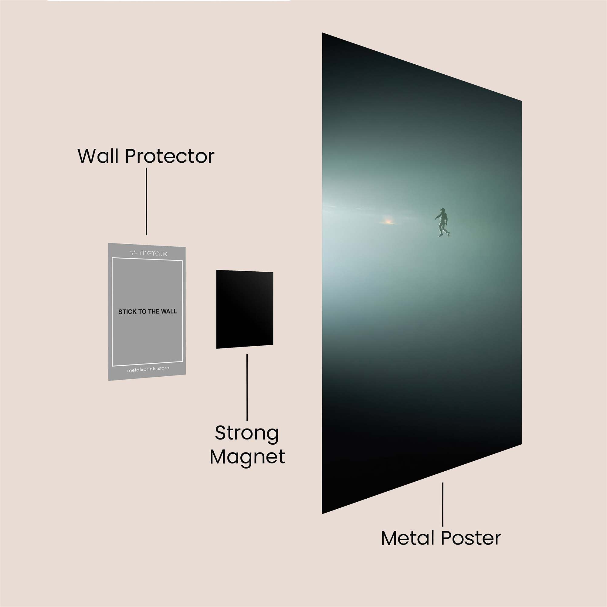 Diver Serene Safe Wall Magnetic / M