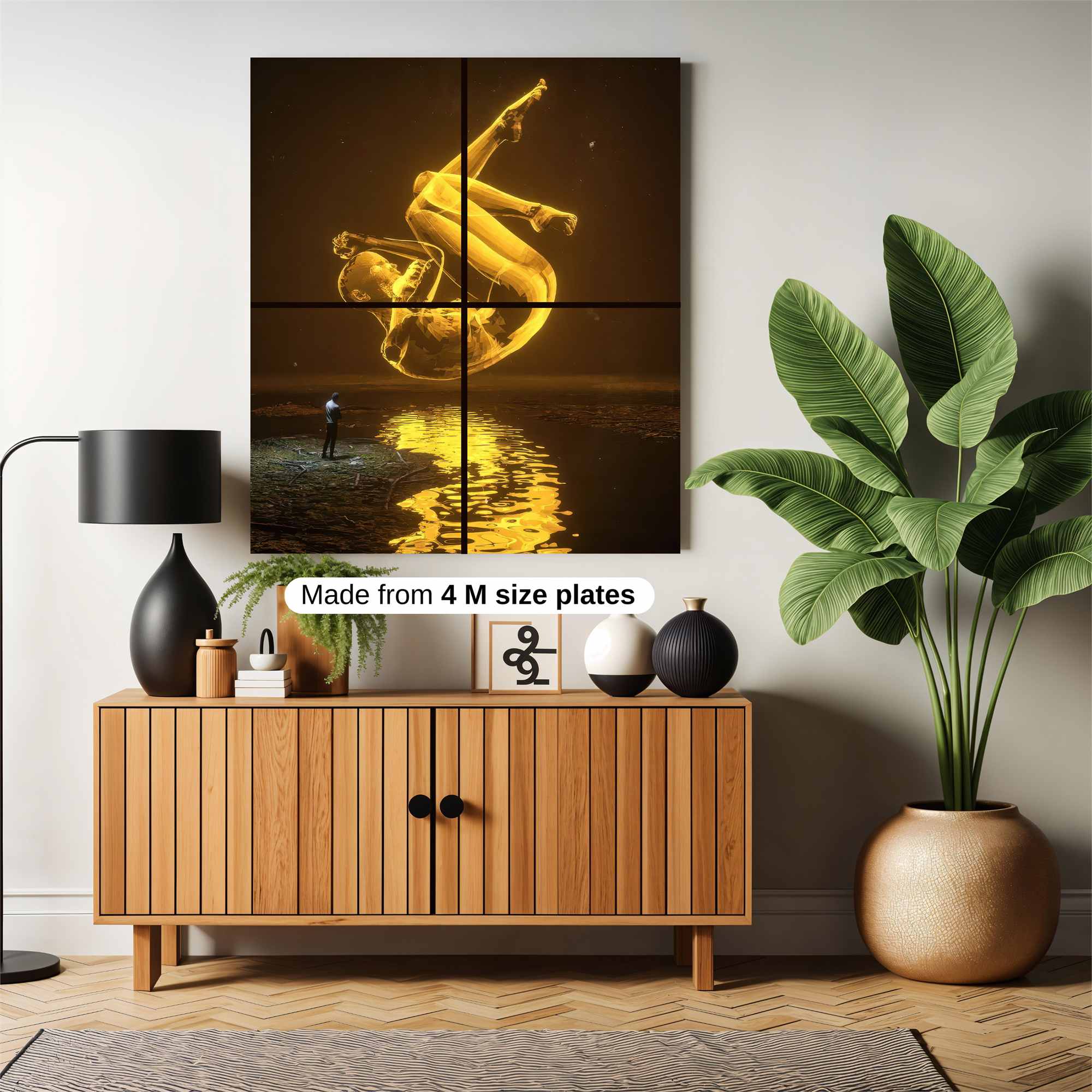 Golden Levitation Safe Wall Magnetic / M