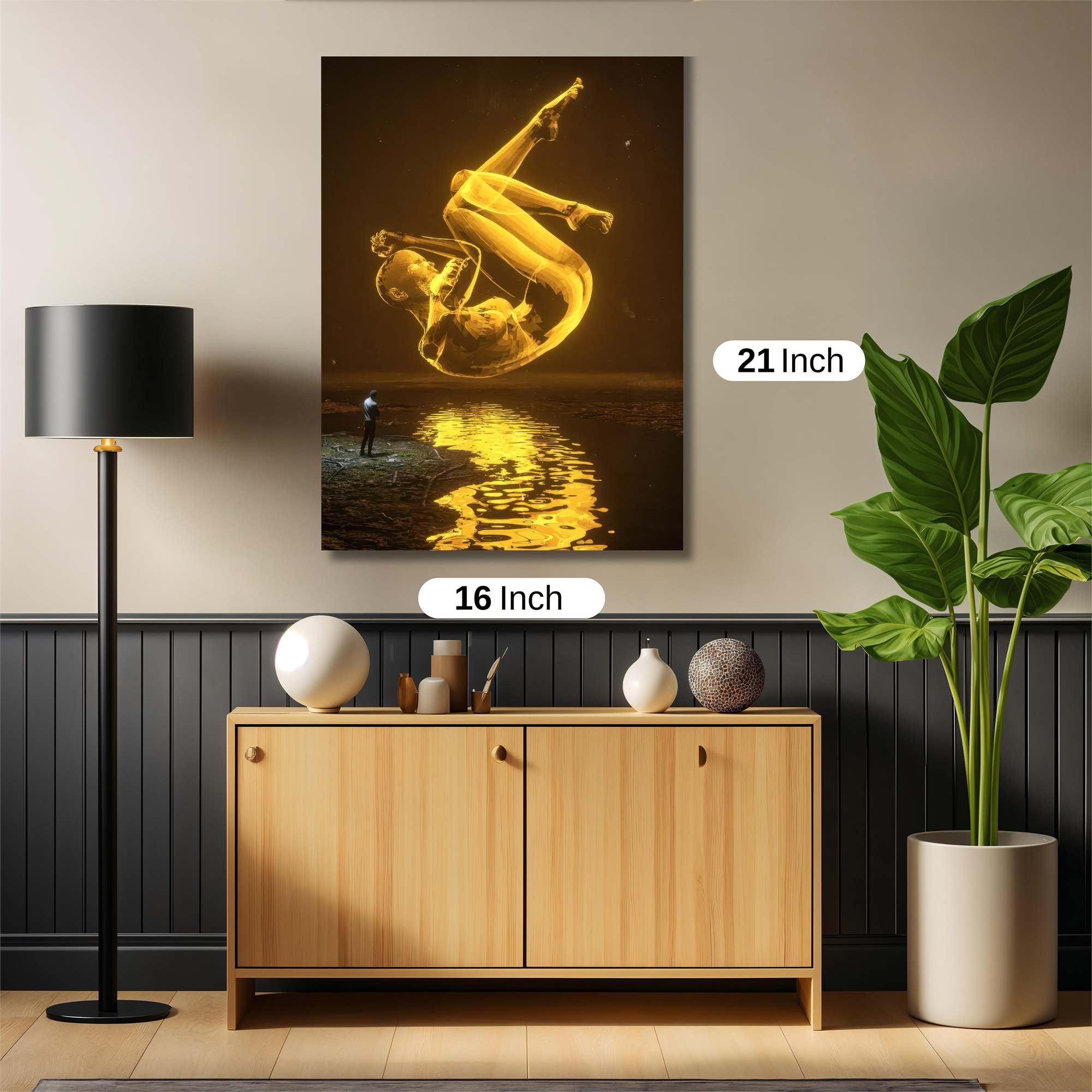 Golden Levitation Safe Wall Magnetic / M