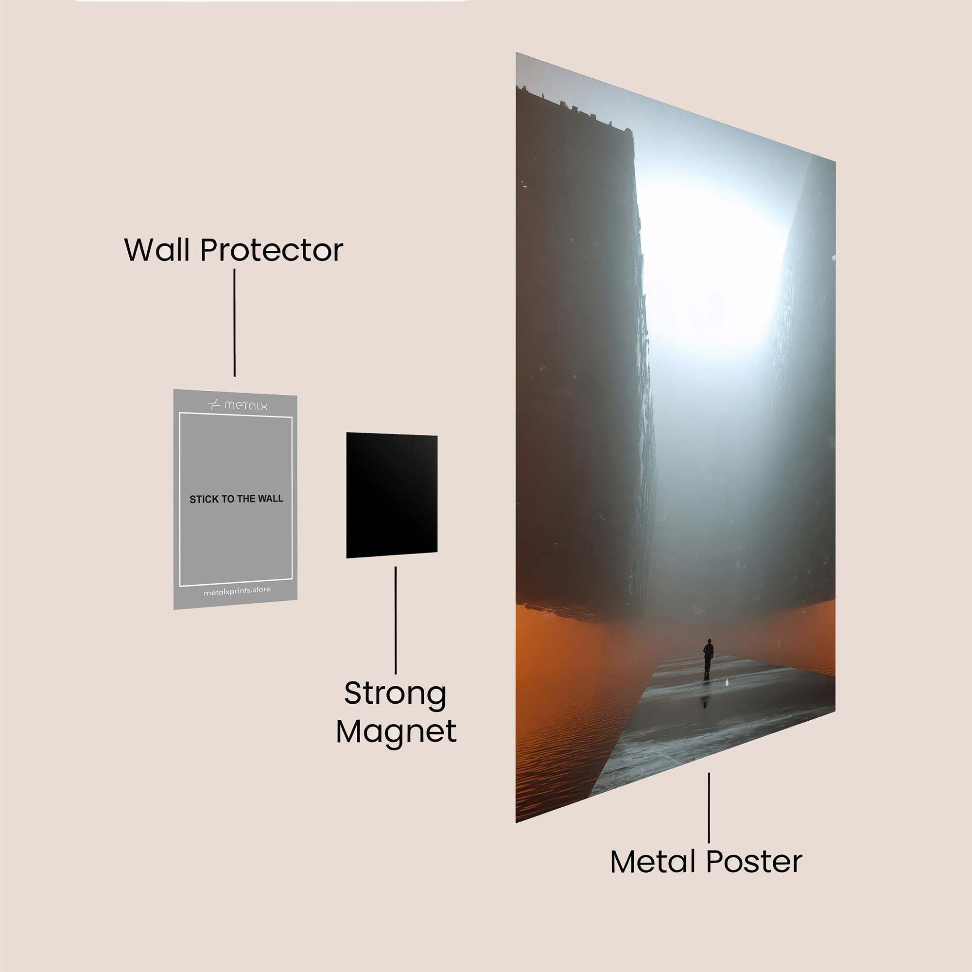 Monolith Mystery Safe Wall Magnetic / M