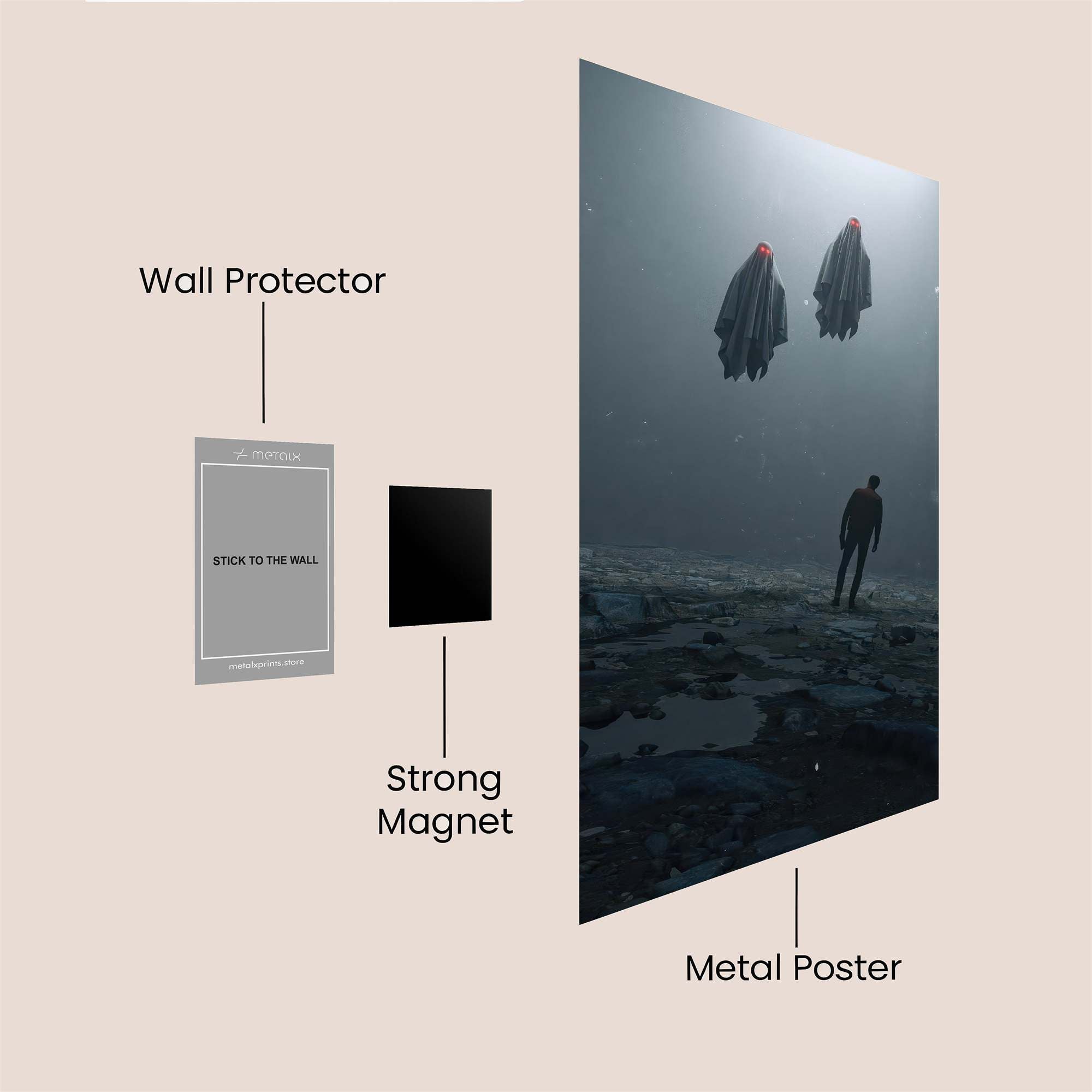 Alien Encounter Safe Wall Magnetic / M