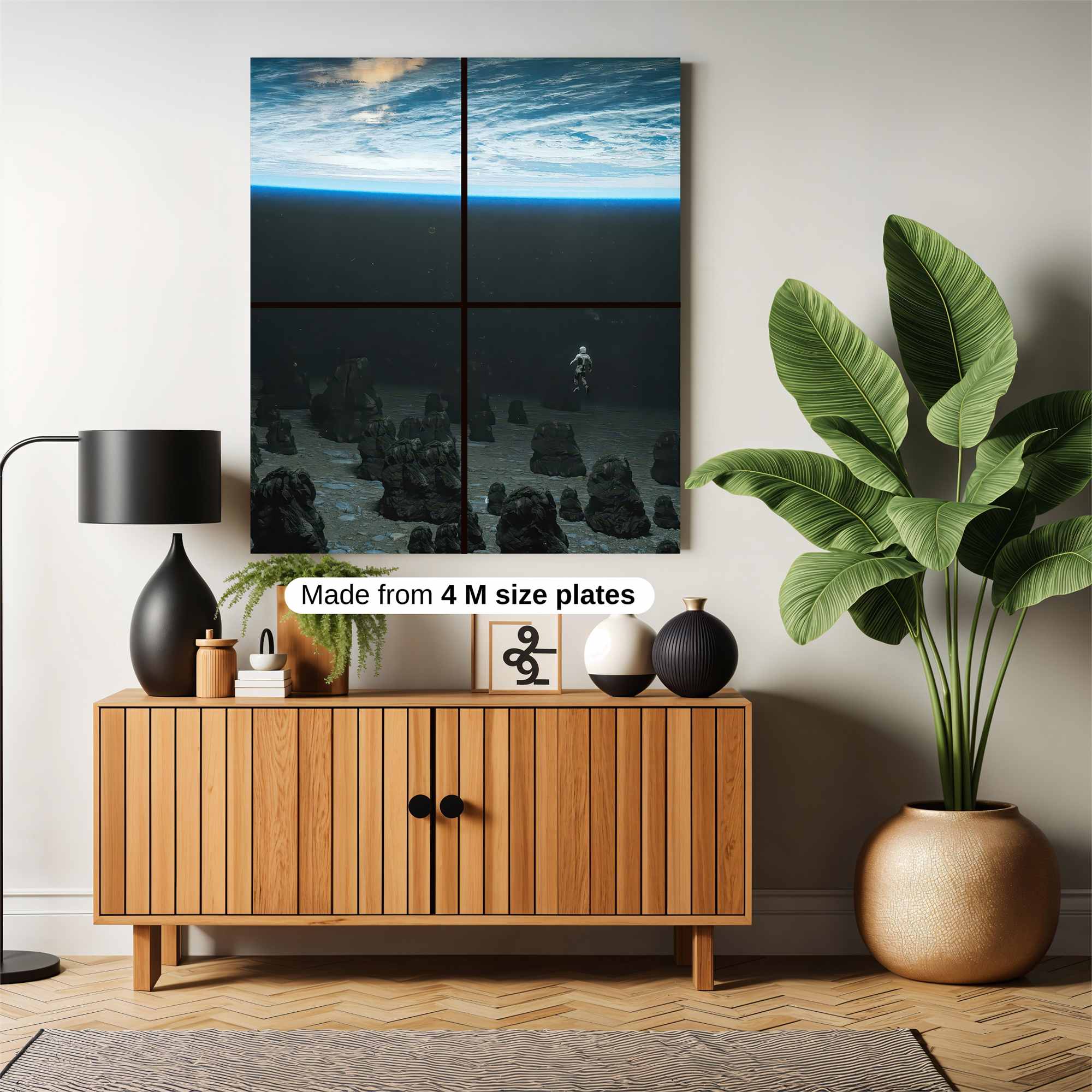 Astronaut Solitude Safe Wall Magnetic / M