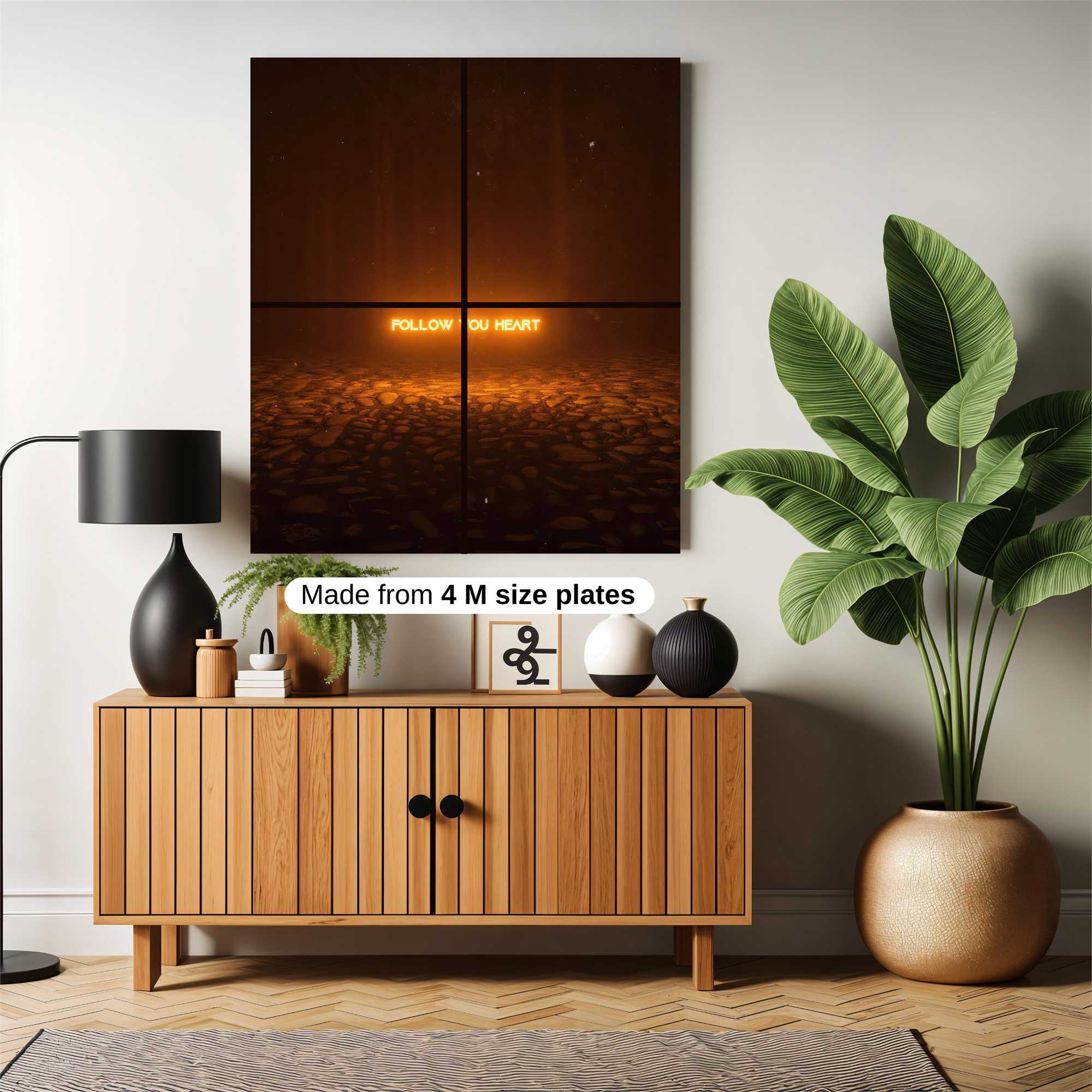 Heart Glow Safe Wall Magnetic / M