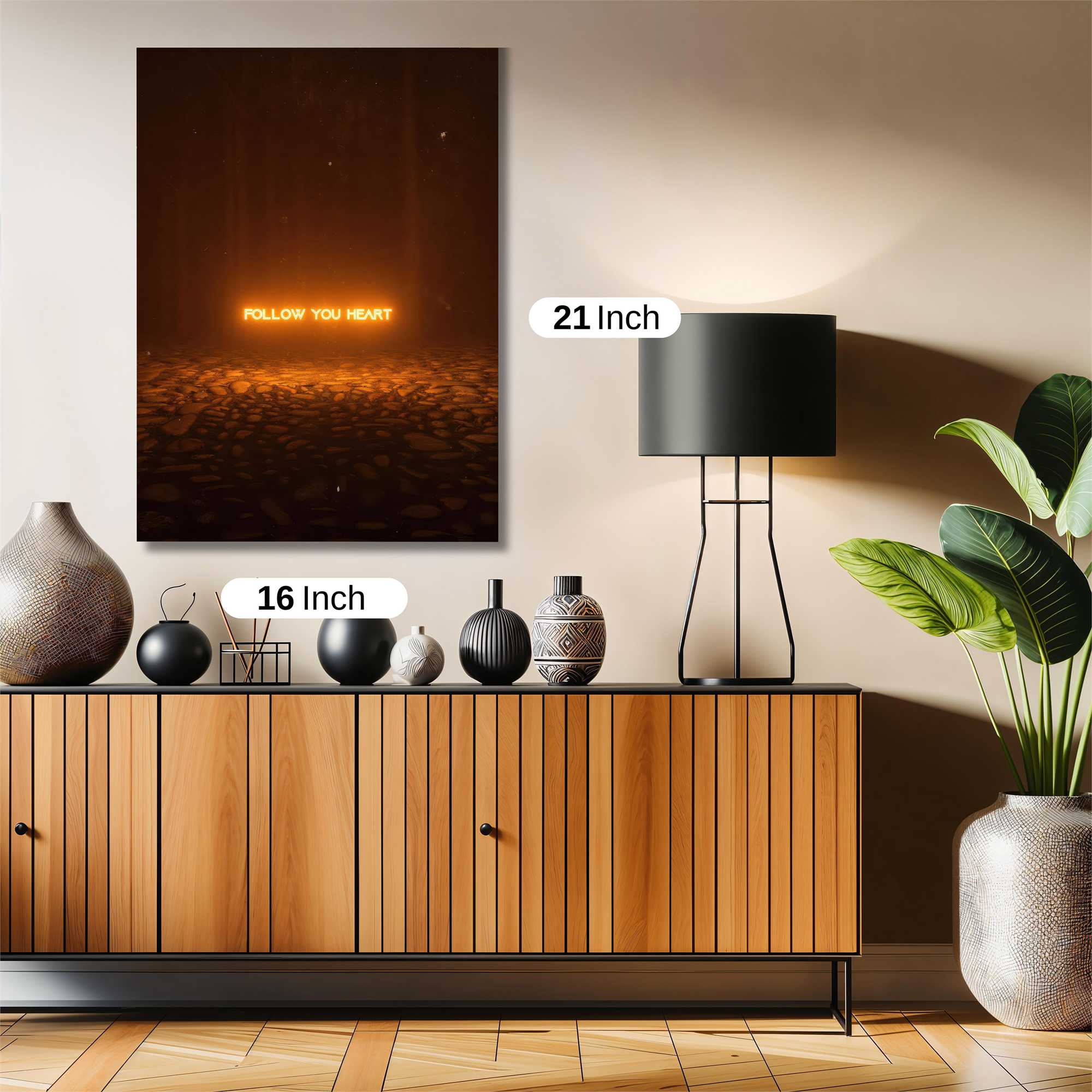 Heart Glow Safe Wall Magnetic / M