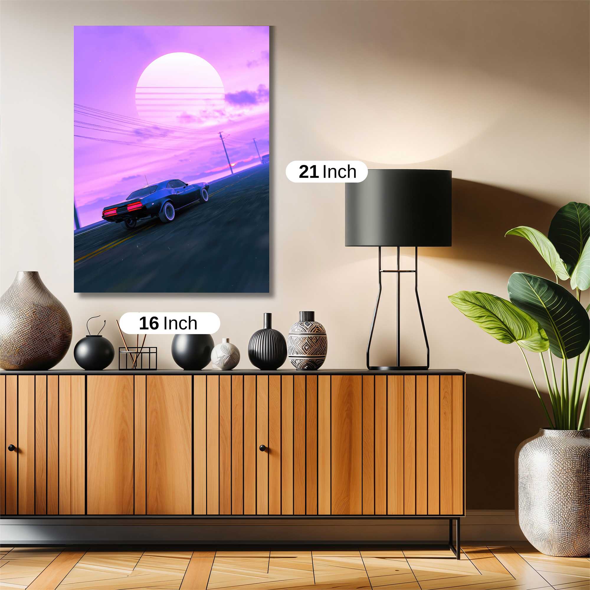 Sunset Chase Safe Wall Magnetic / M
