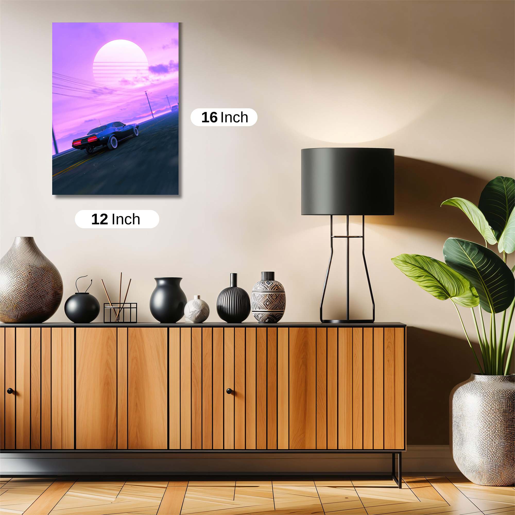 Sunset Chase Safe Wall Magnetic / M